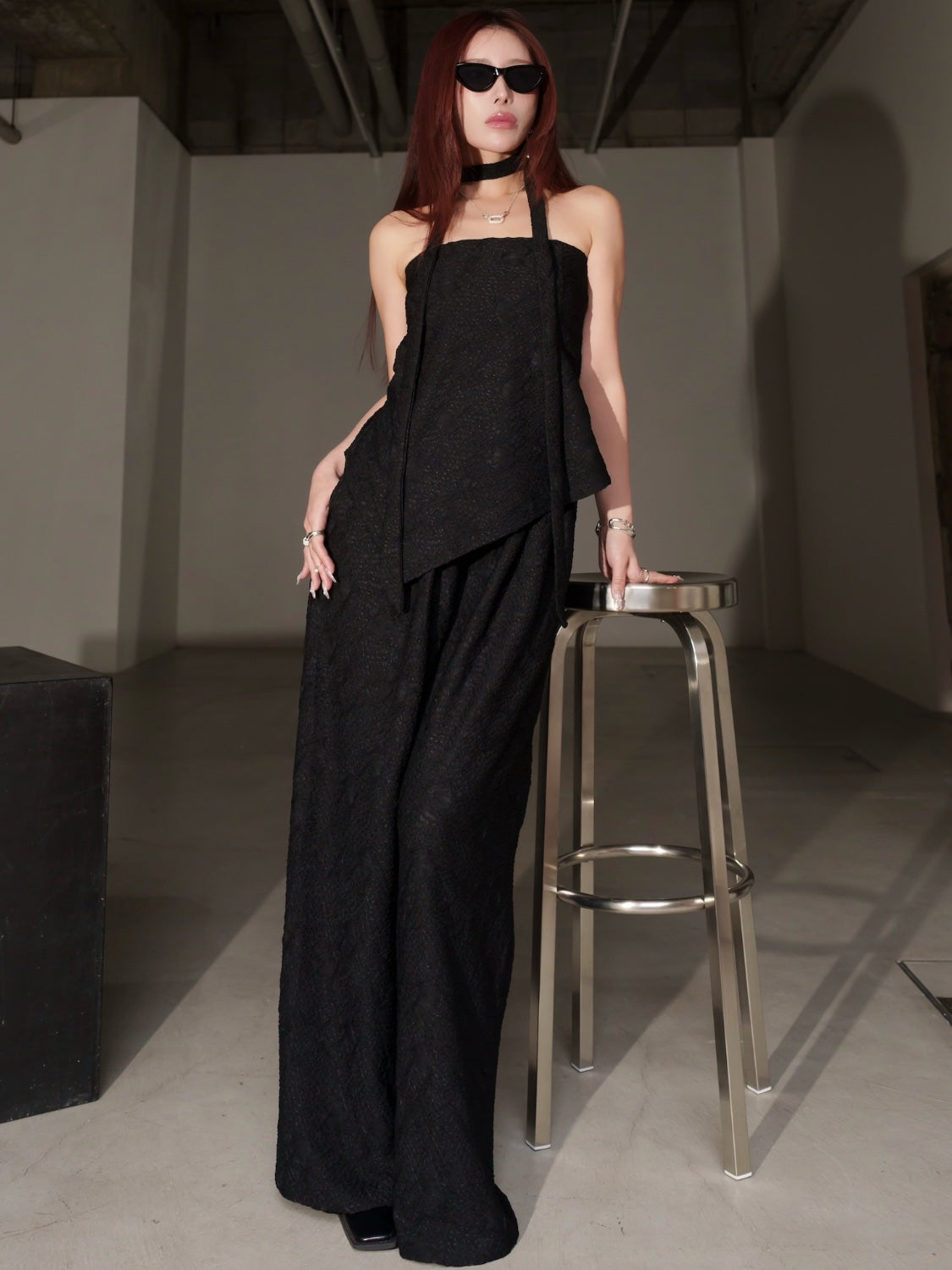 MODEL：159cm<br>COLOR：ブラック