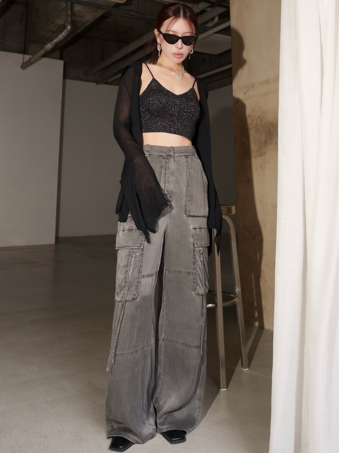 Shade シアー Summer KNITカーディガン