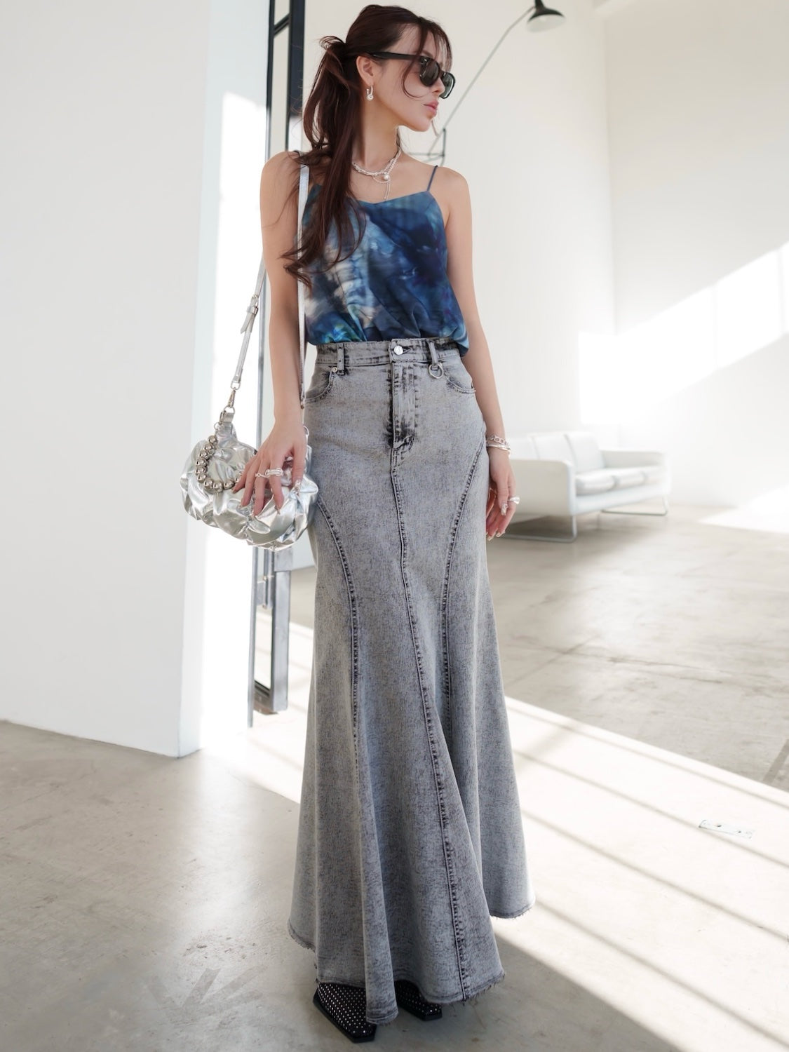 Mermaid DENIM skirt