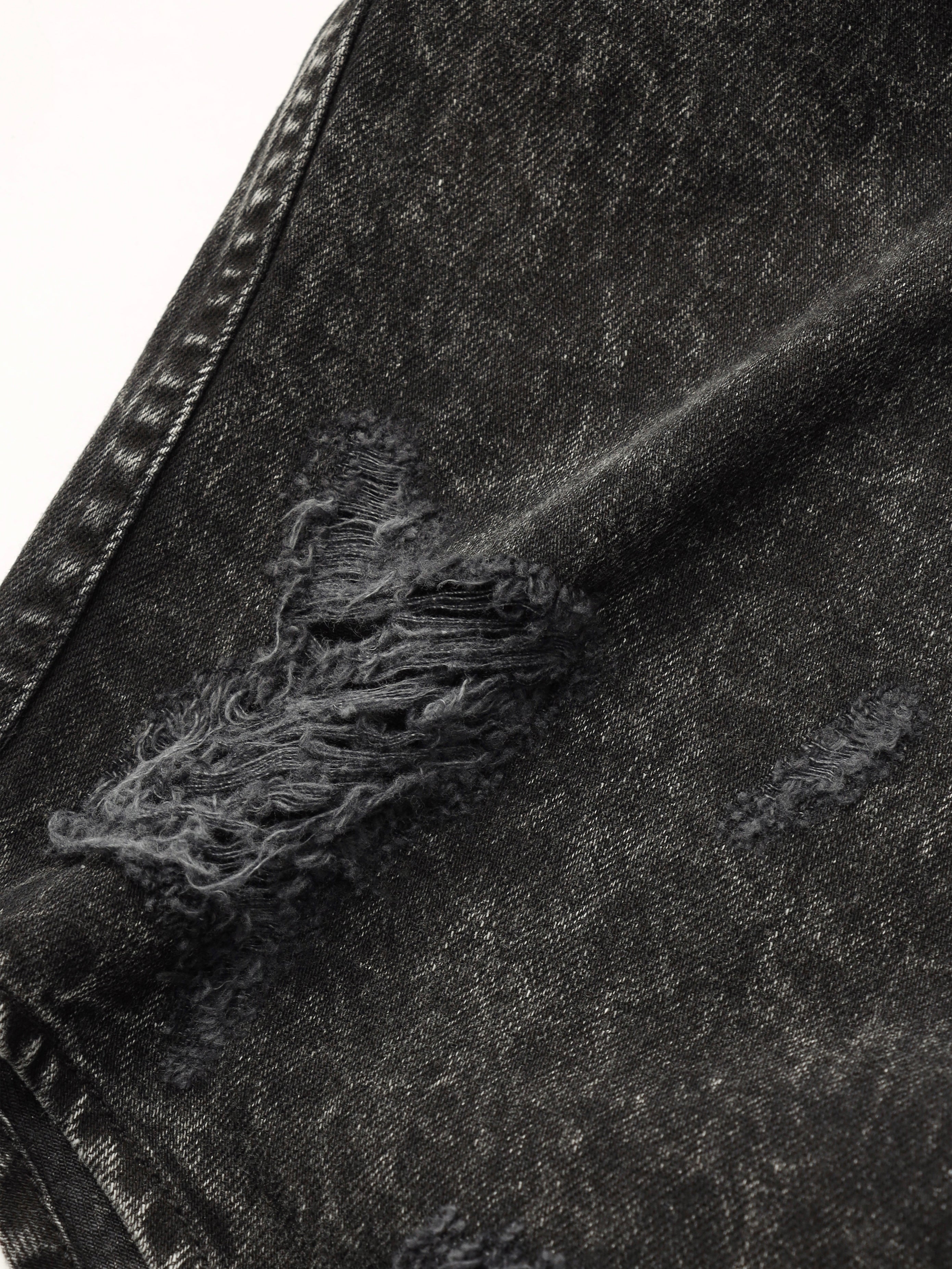 2WAY ダメージ DENIMシャツ