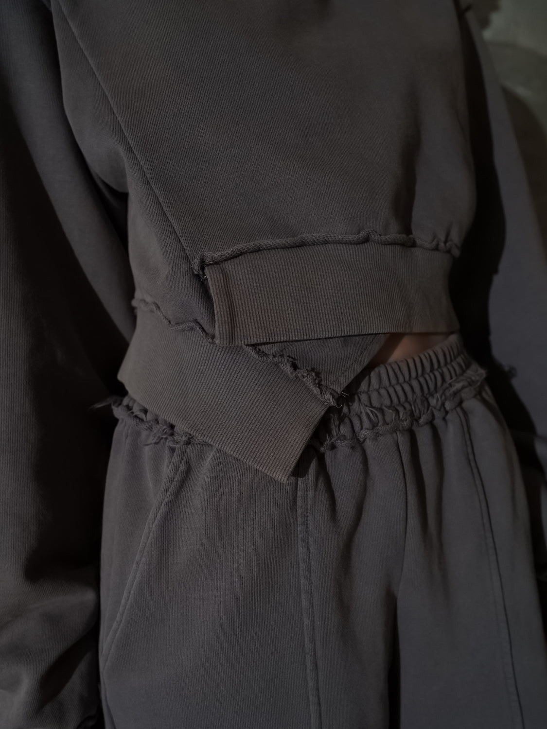 Washed カットオフ フーディー  Set-up