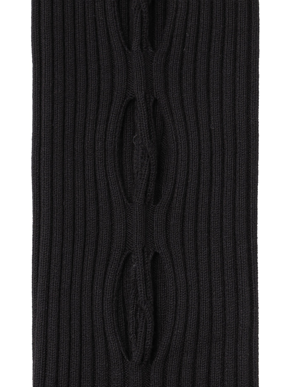 デザインカット スリーブ ボートネック KNIT