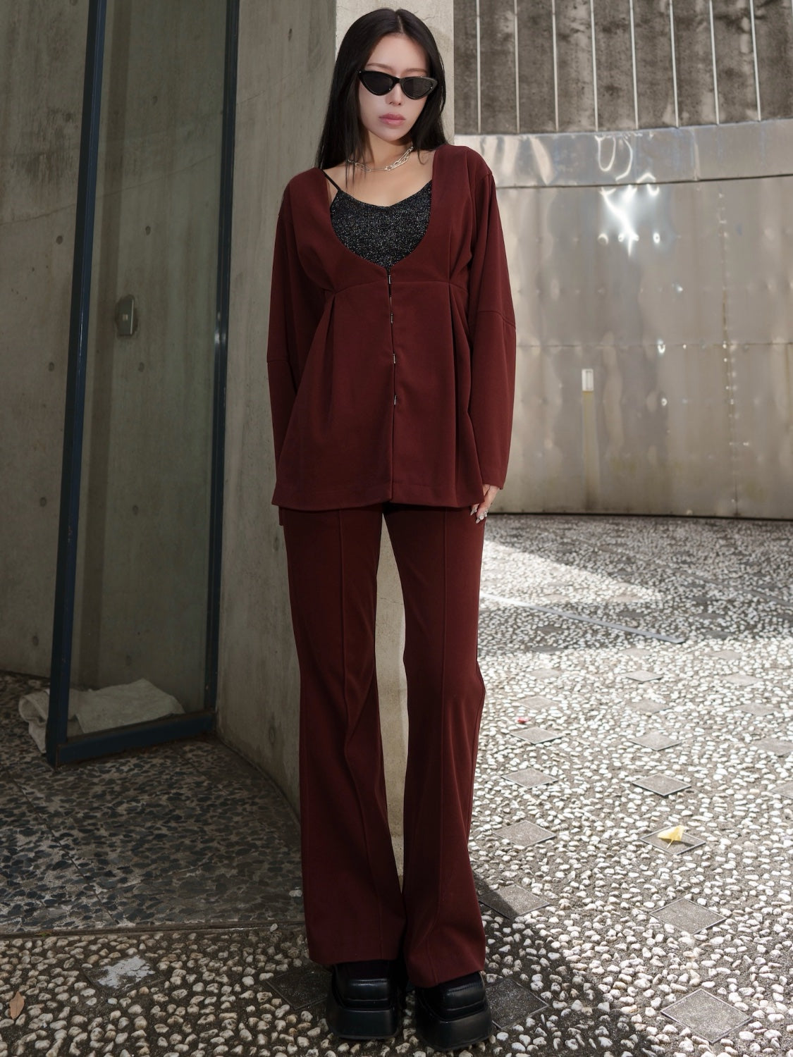 2Way ウェーブ Melton セットアップ