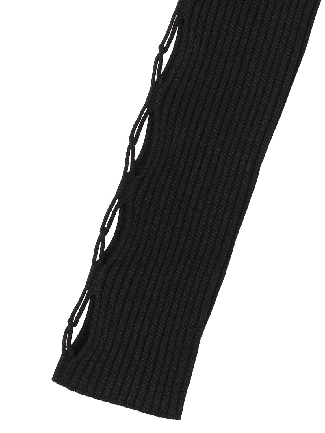 デザインカット スリーブ ボートネック KNIT