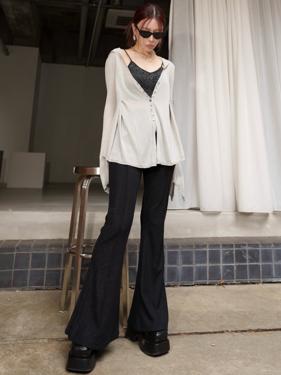 Shade シアー Summer KNITカーディガン