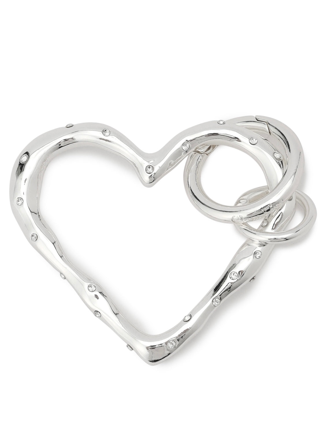 ストーン Heart キーリング