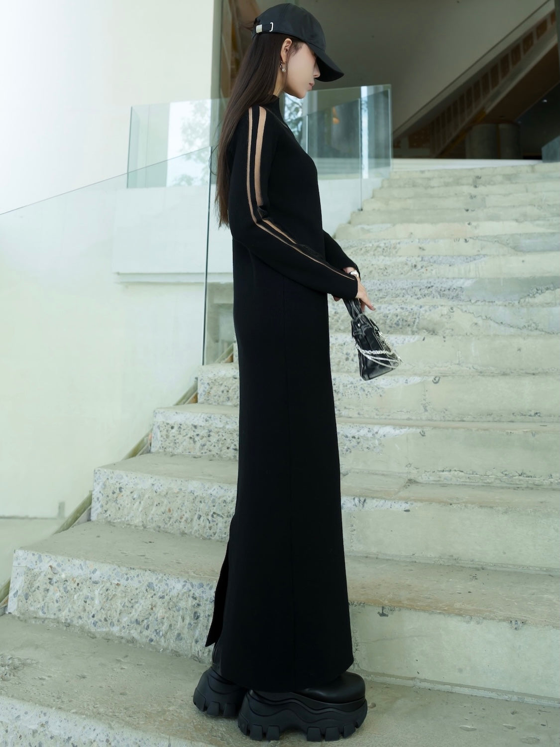 シアーライン KNIT ワンピース