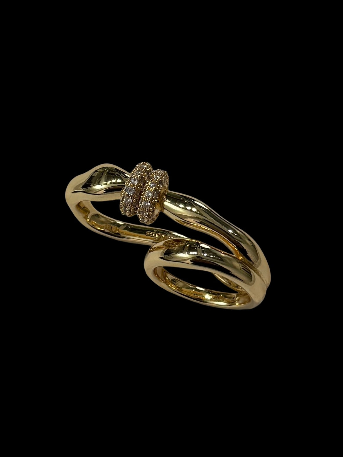 パヴェチャーム NUANCE Twin リング