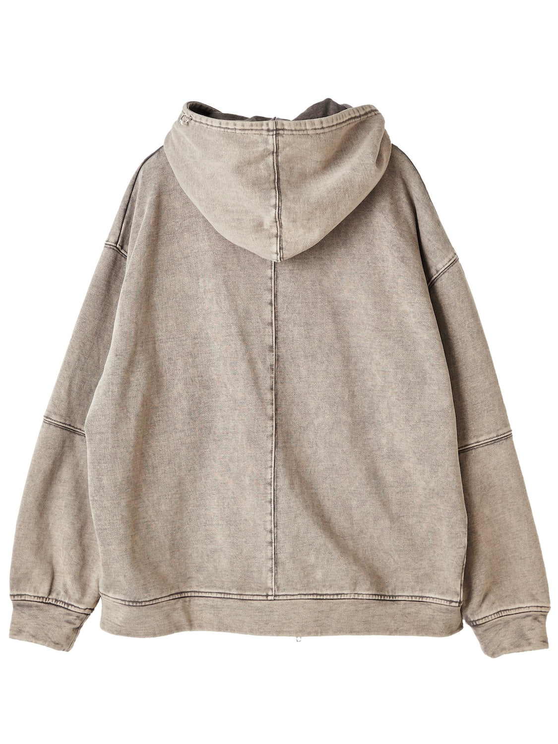 [UNISEX] ピグメント ピアス ZIP フーディー
