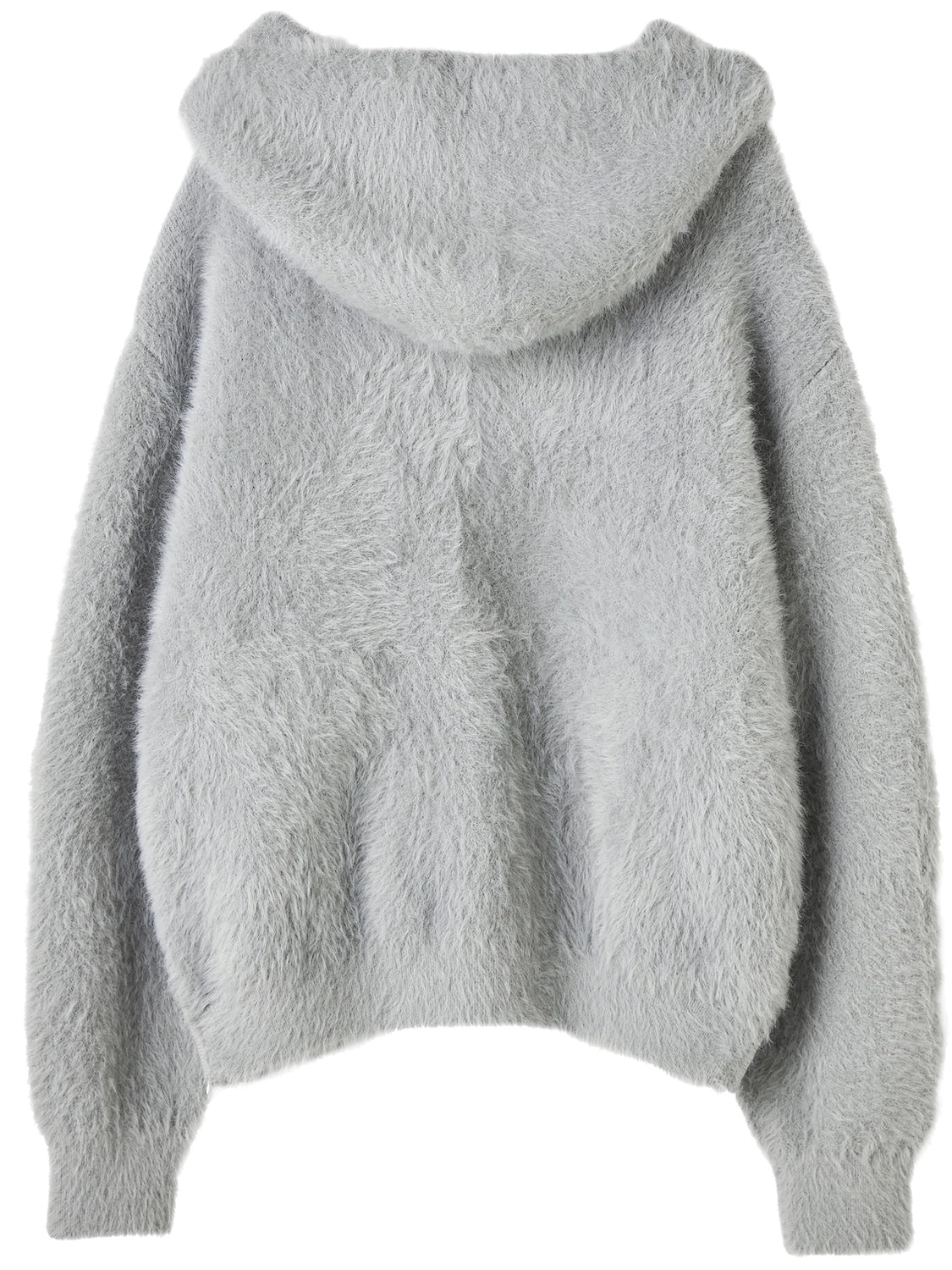 [UNISEX] Shaggy ボンディング KNIT Zip フーディー