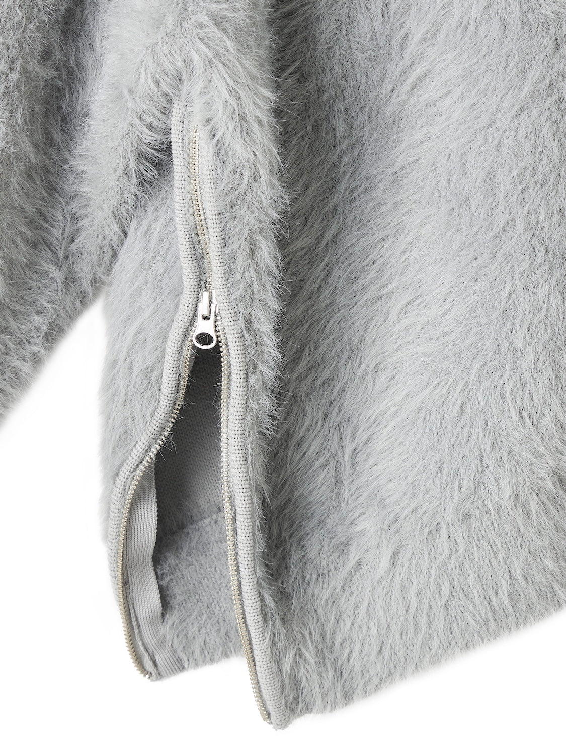 [UNISEX] Shaggy ボンディング KNIT Zip フーディー