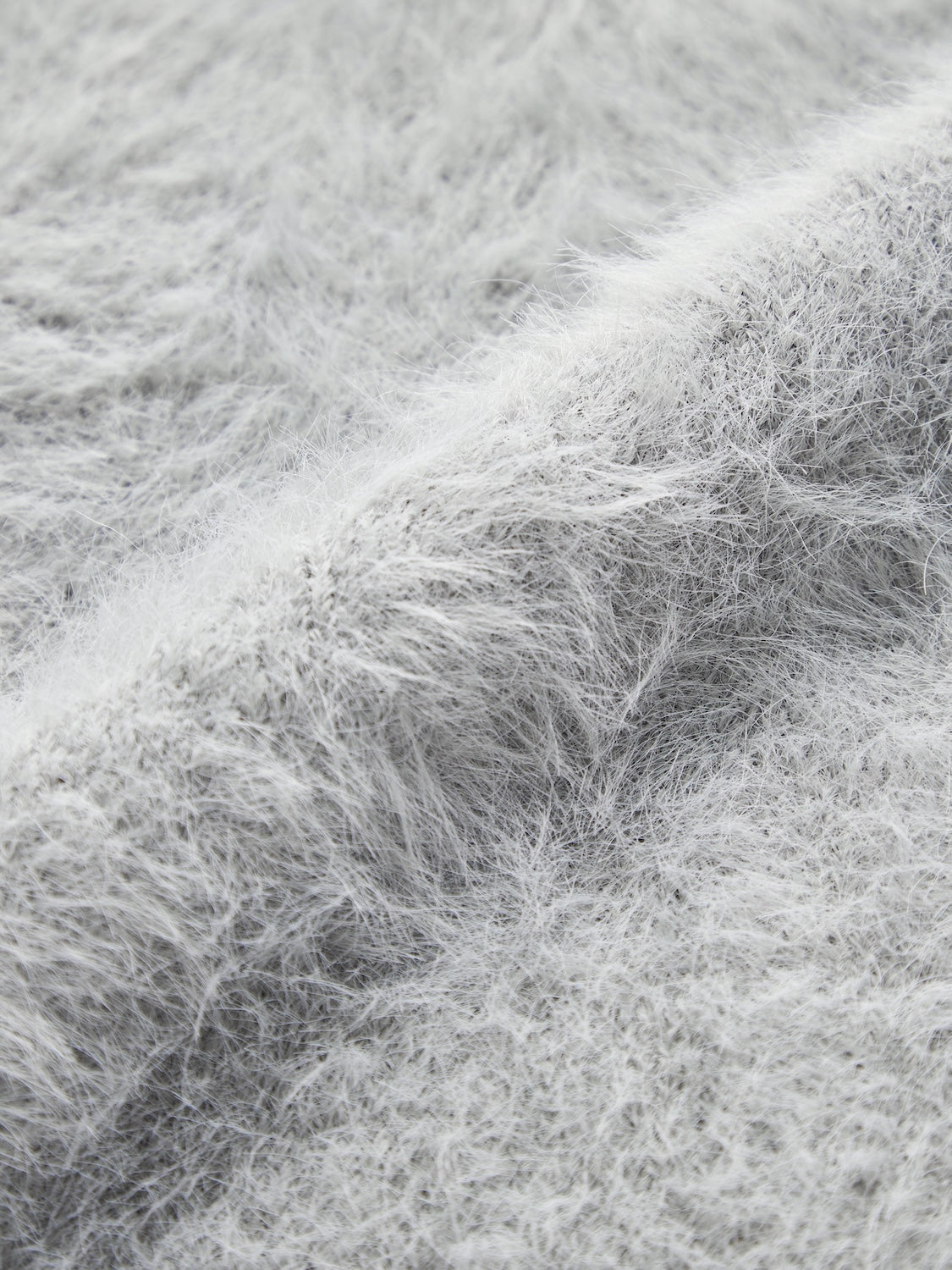 [UNISEX] Shaggy ボンディング KNIT Zip フーディー