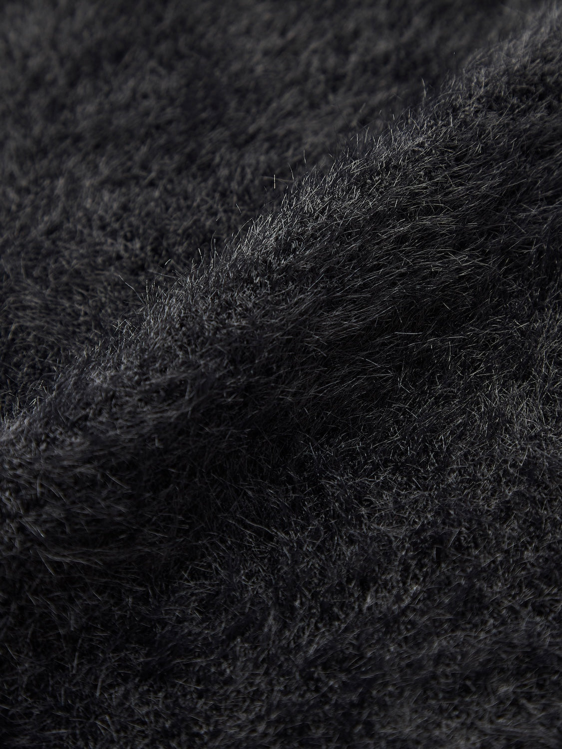 [UNISEX] Shaggy ボンディング KNIT Zip フーディー