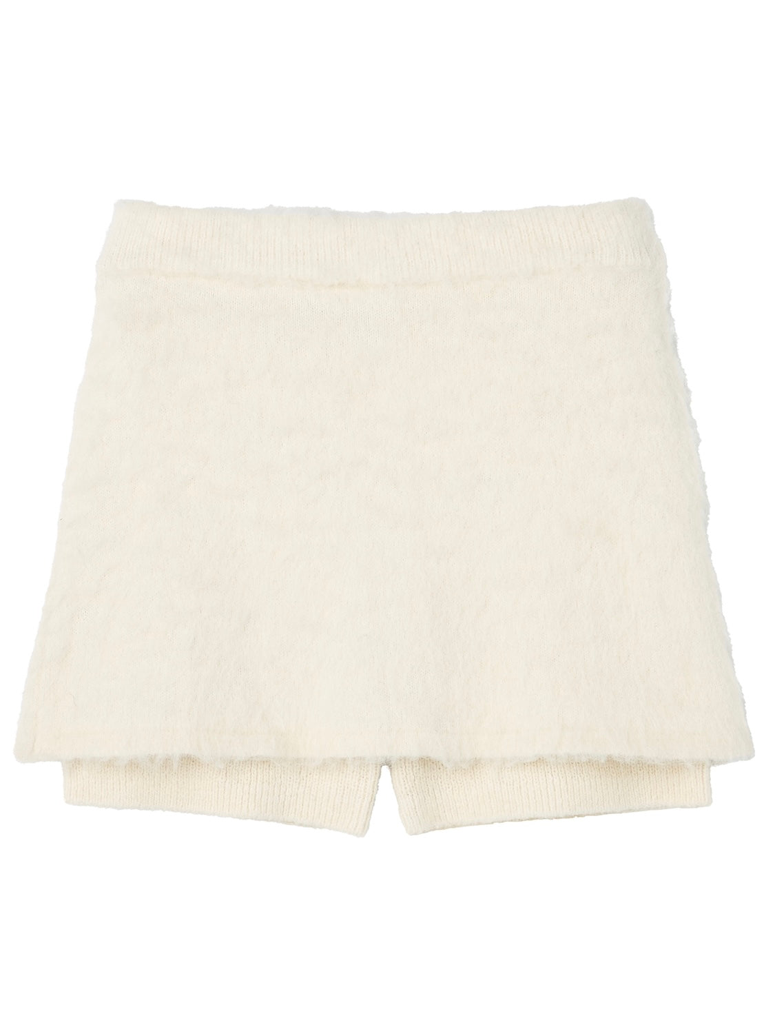 ショートパンツ レイヤード KNIT スカート