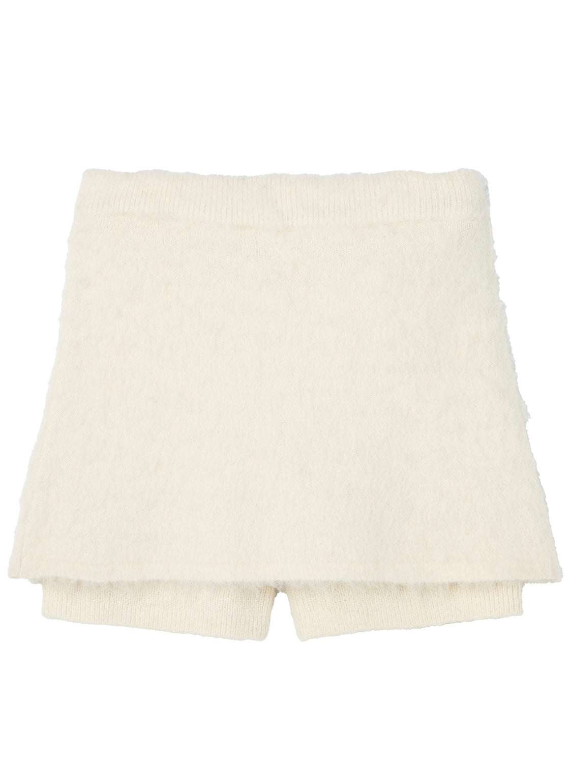 ショートパンツ レイヤード KNIT スカート