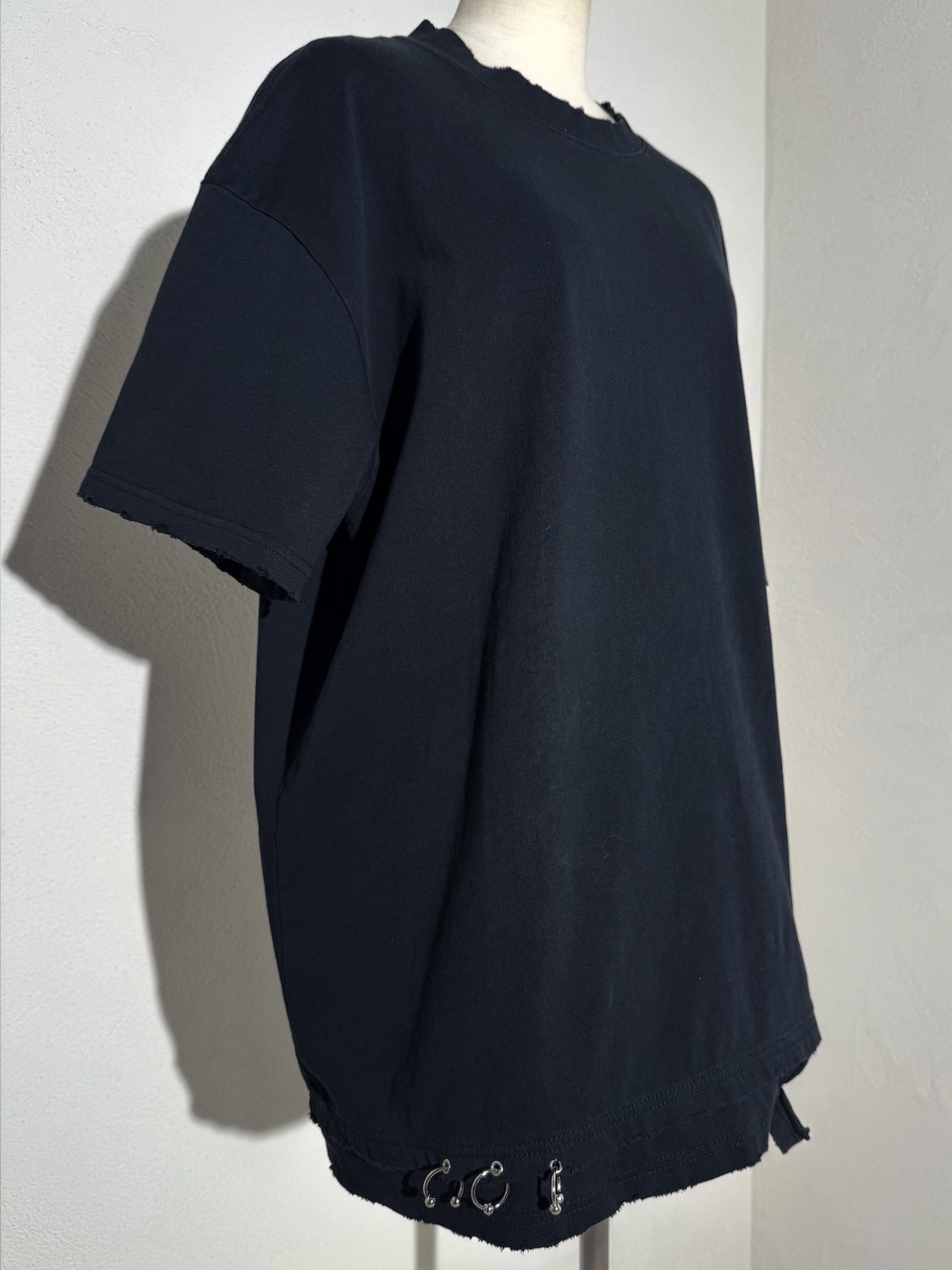 [UNISEX] Washed パヴェドロップ Over TEE