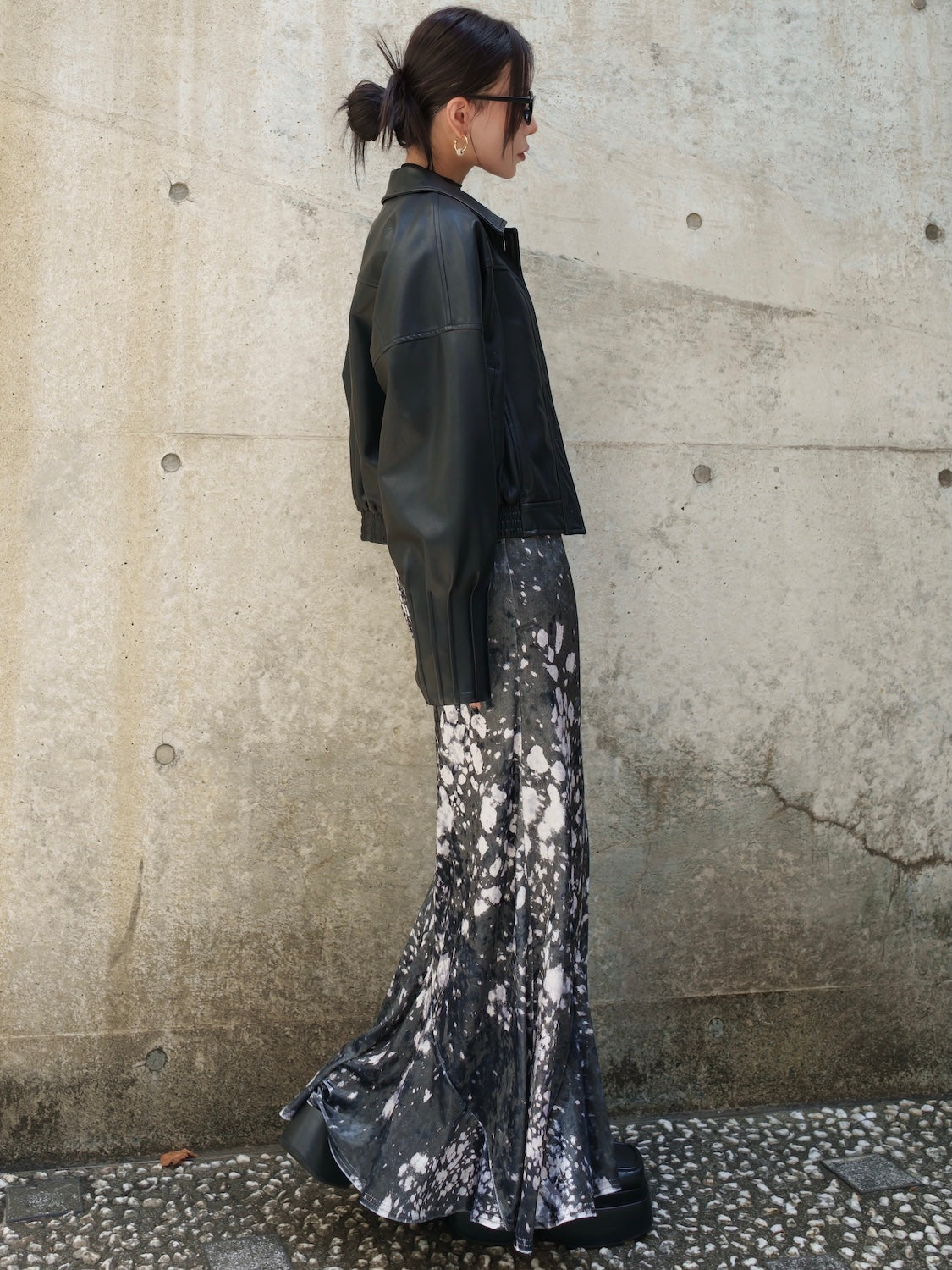 タックカフス レザー Jacket