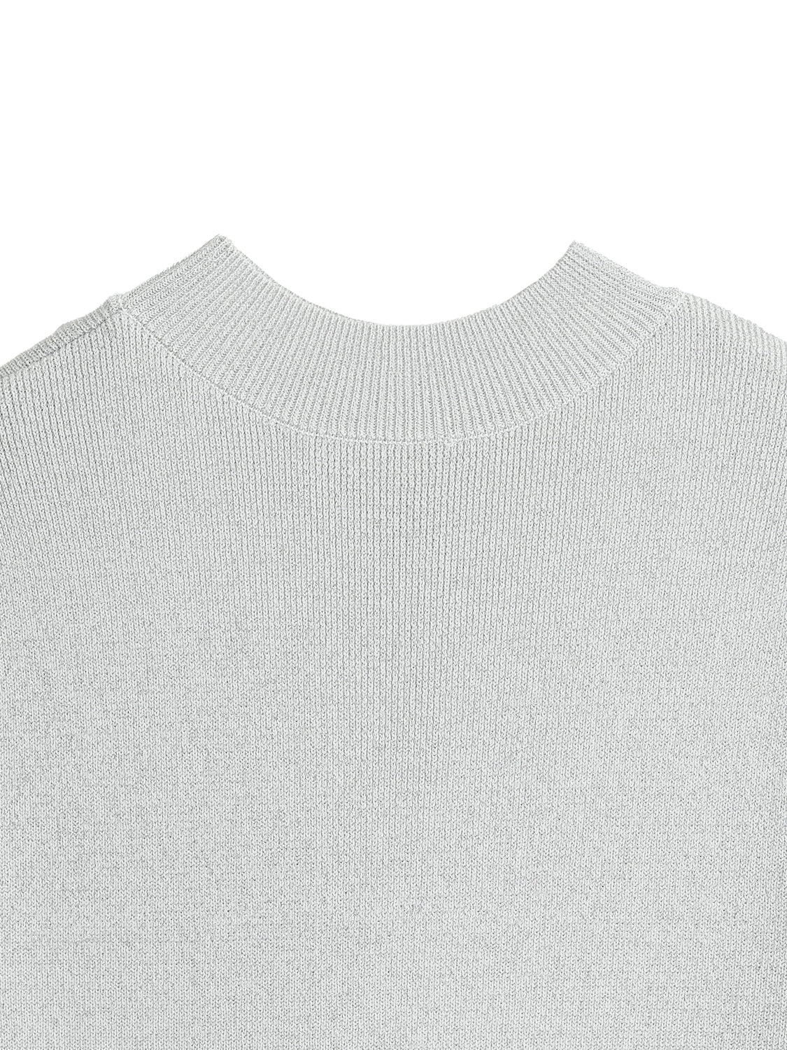 ホールカット グリッド Knit ワンピース