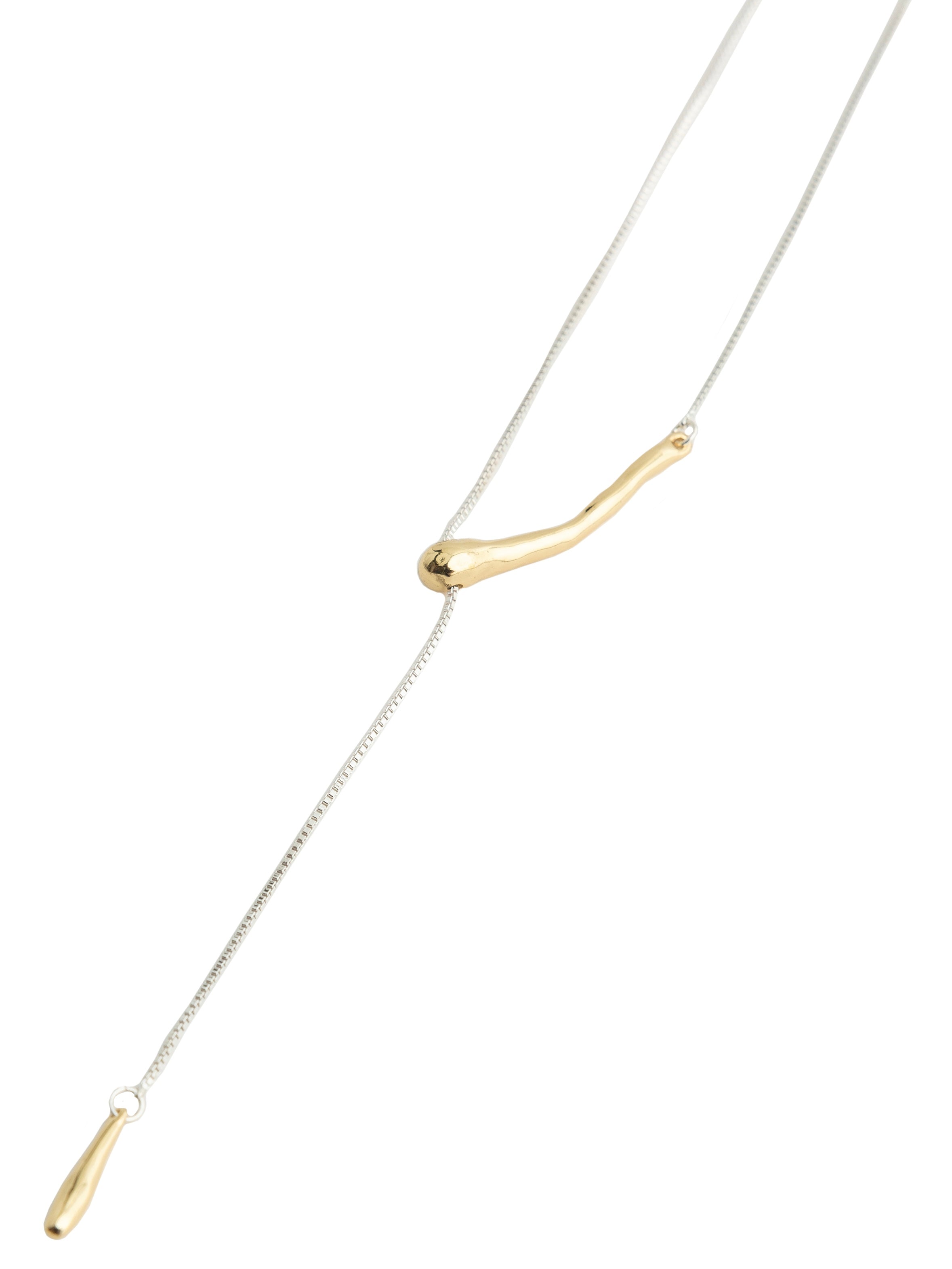 コンビカラー ツイストドロップ Lariat