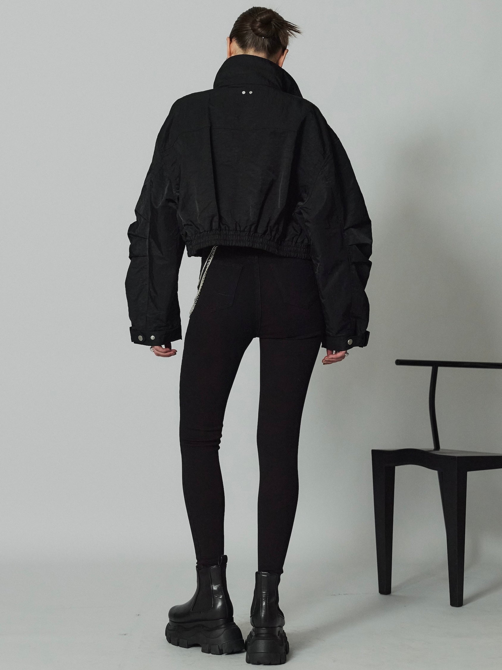 Black ハイウエスト スキニー