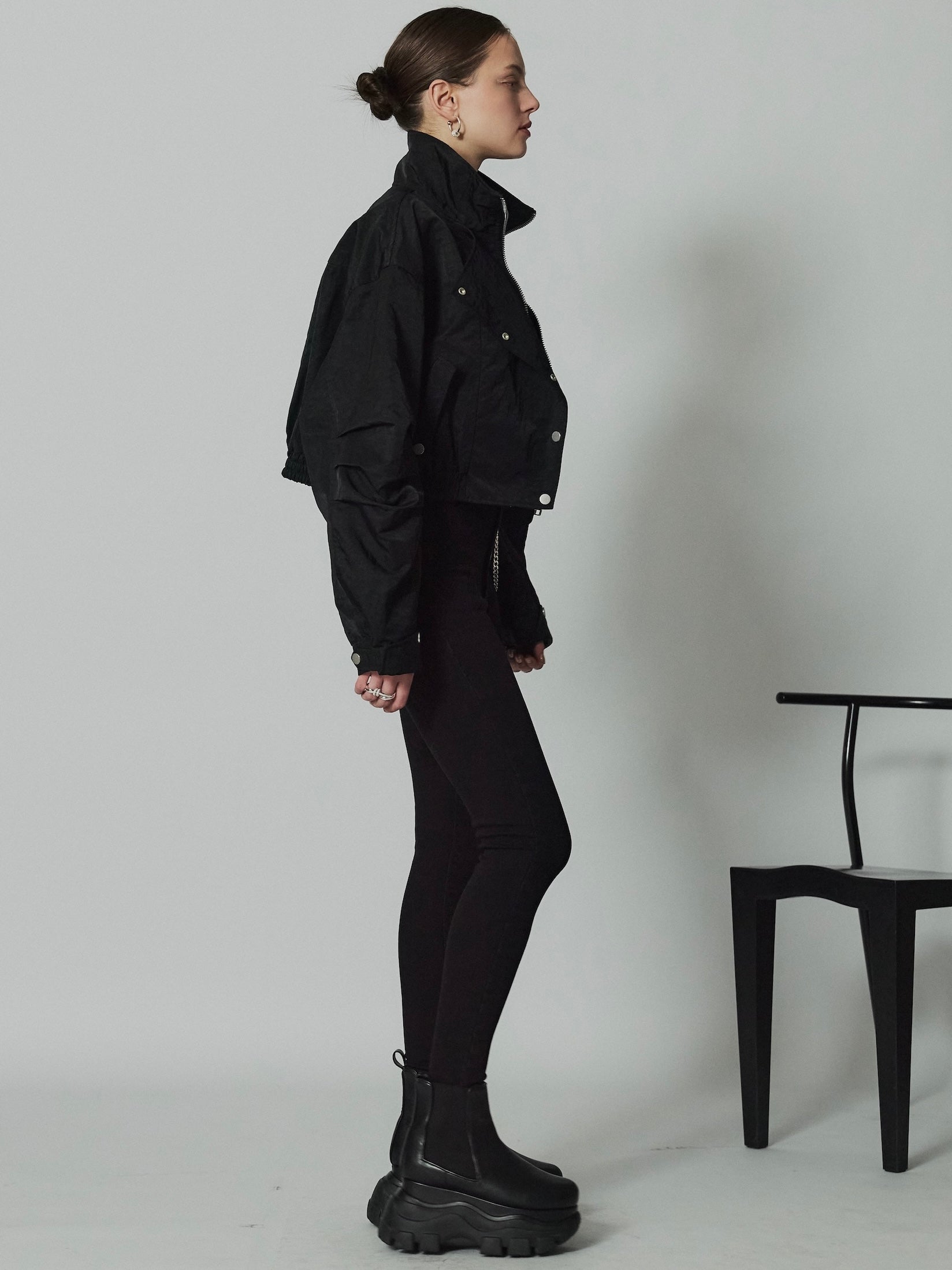 Black ハイウエスト スキニー