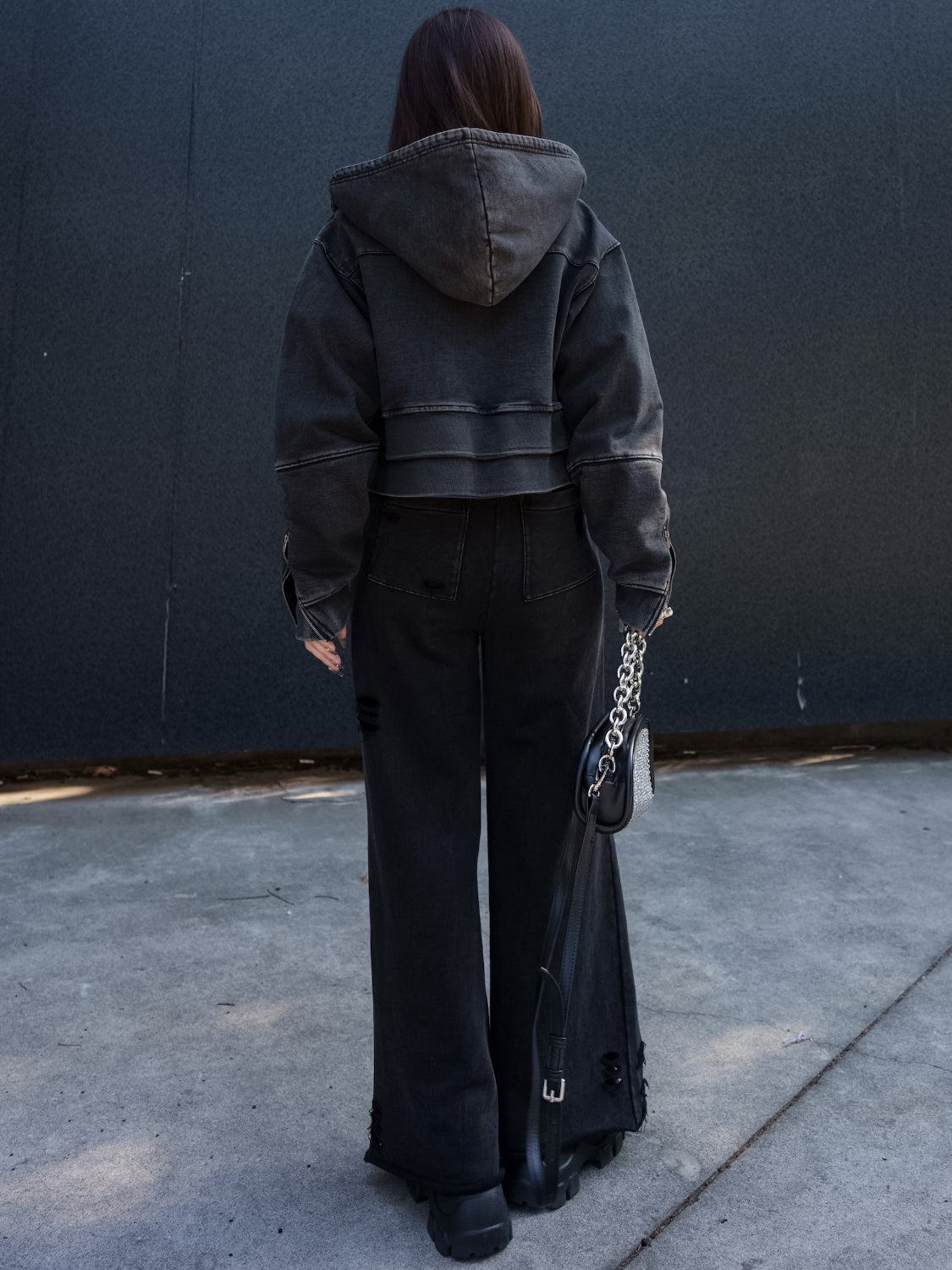 Short] ピグメント Multi Zip レイヤードフーディー