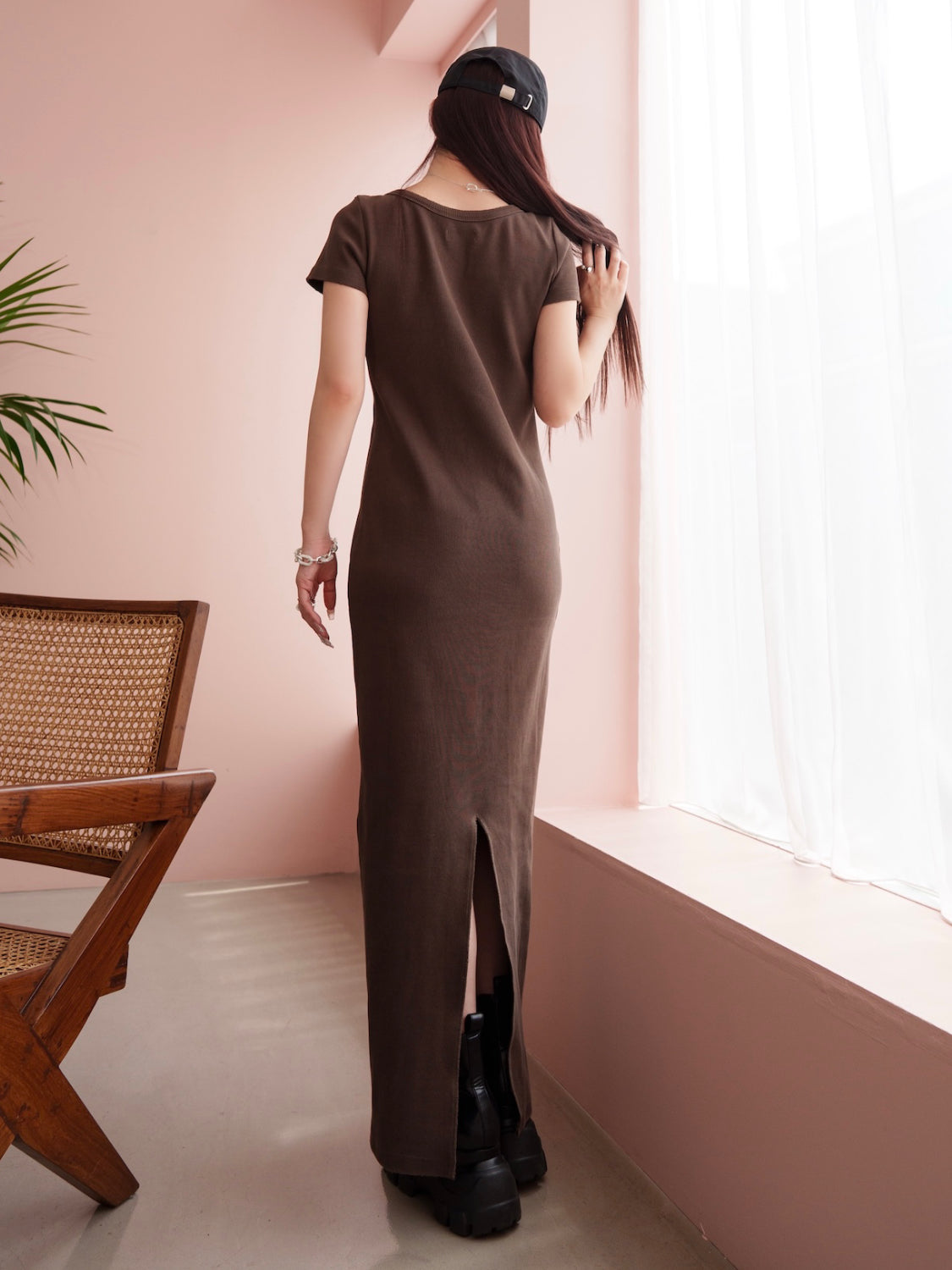 Multi ピアス ピグメント Rib ワンピース