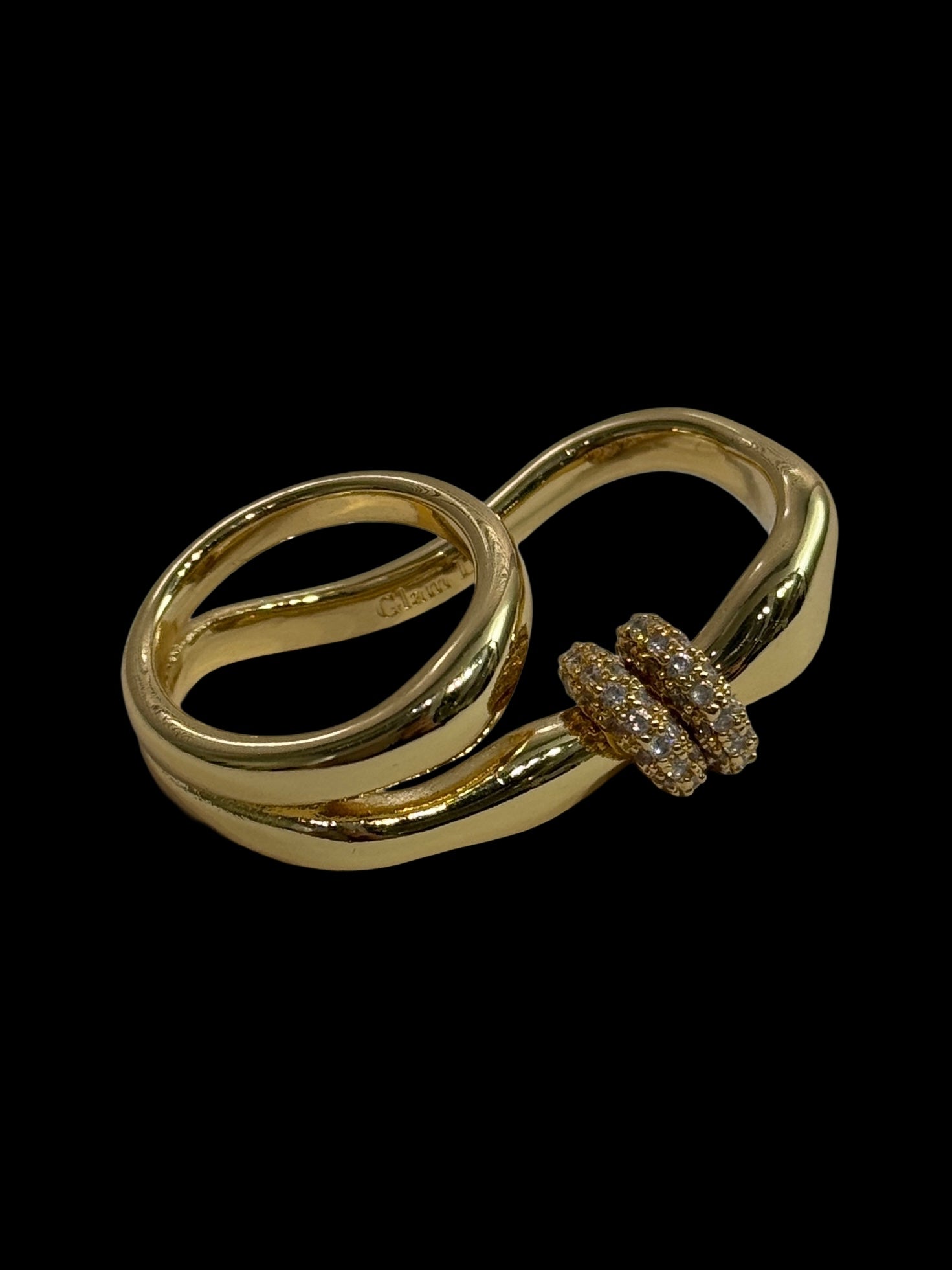 パヴェチャーム NUANCE Twin リング