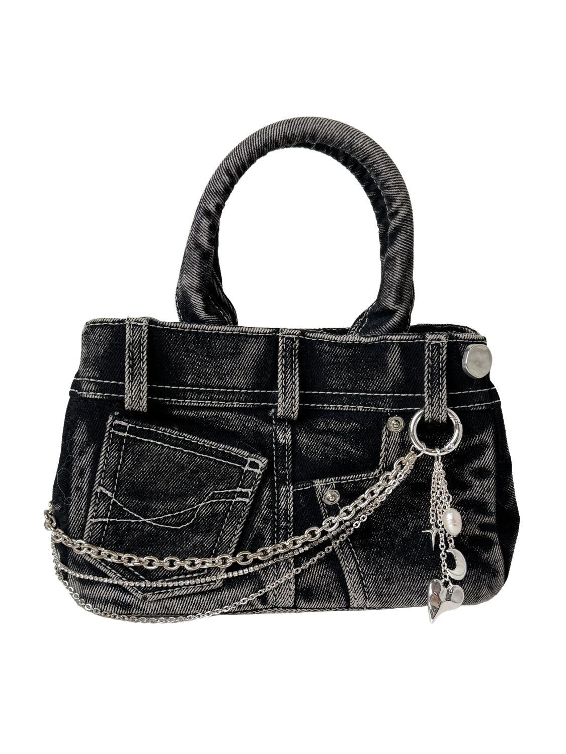 DENIM ミニ トートバッグ