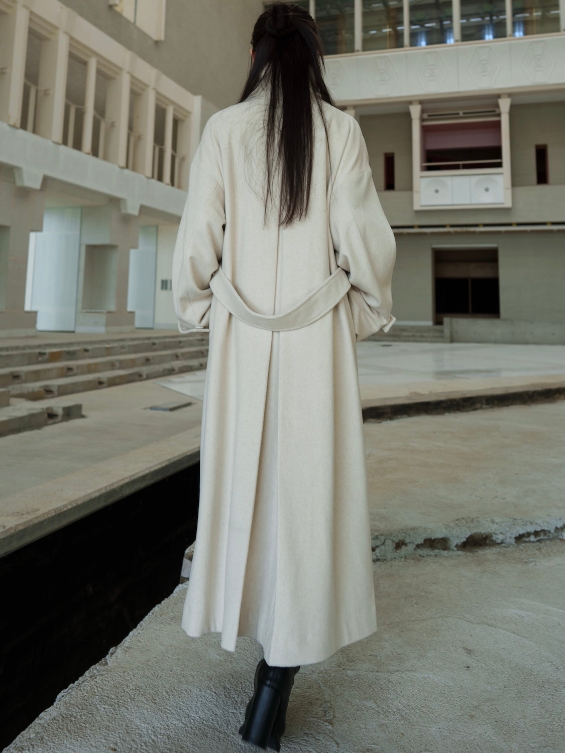 フロントカット スタンド WOOL コート