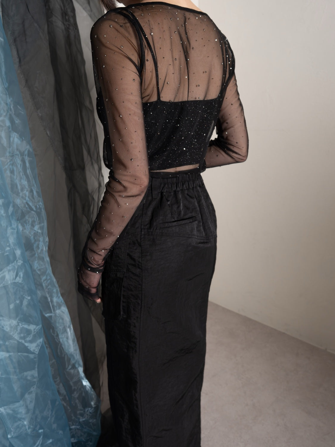 ストーン Sheer ロングスリーブ