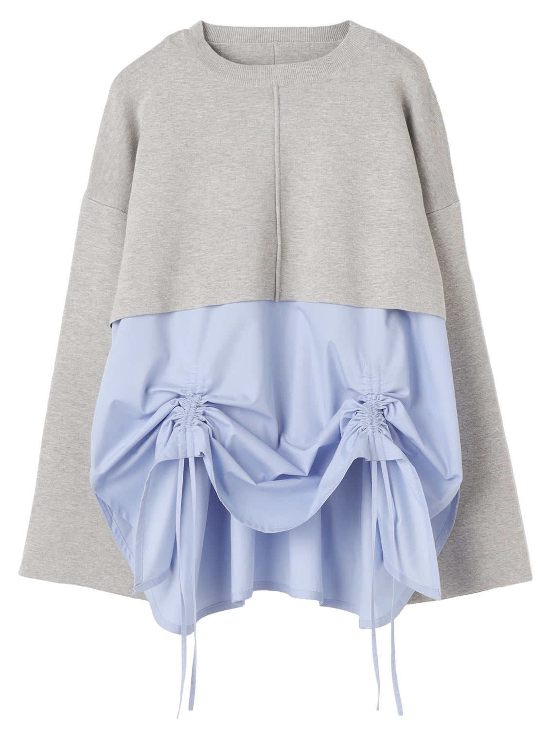 レイヤード KNIT & ブラウス セット