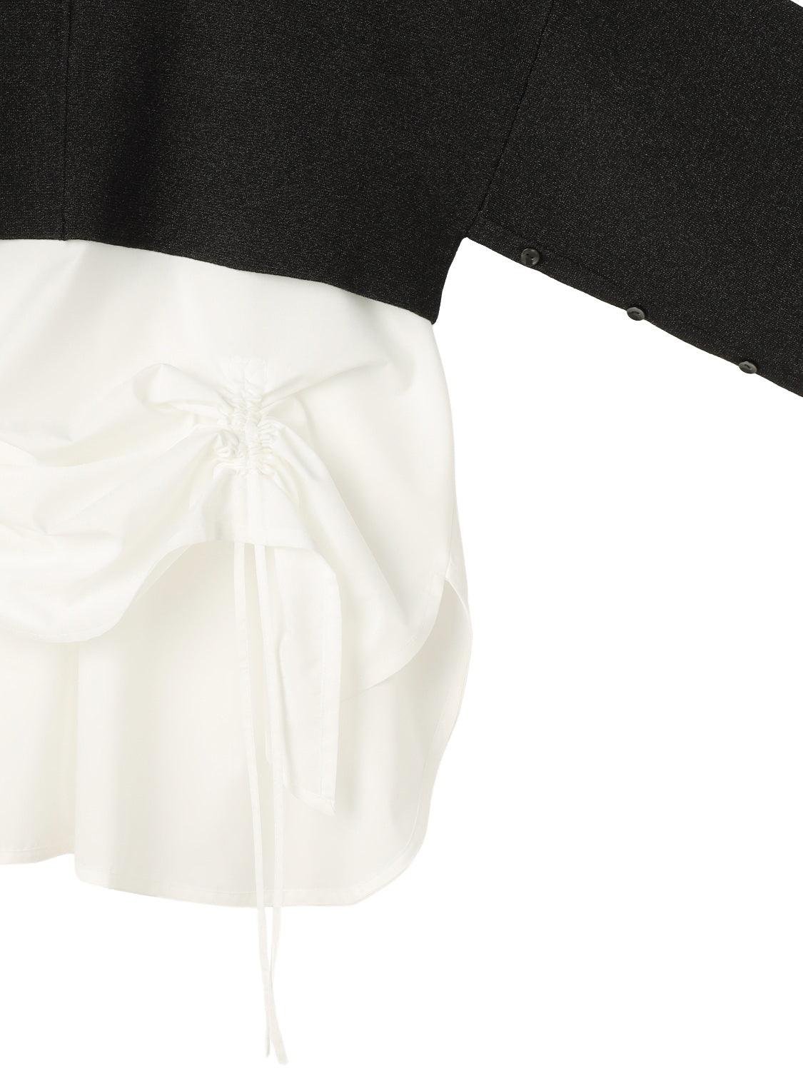 レイヤード KNIT & ブラウス セット