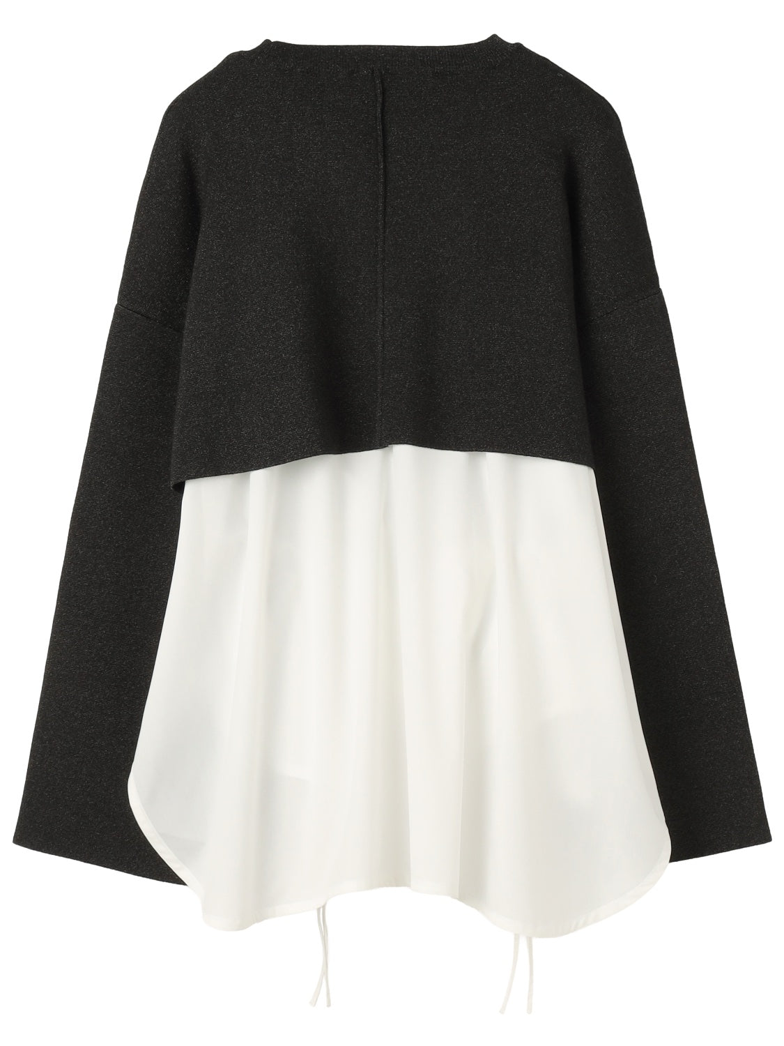 レイヤード KNIT & ブラウス セット