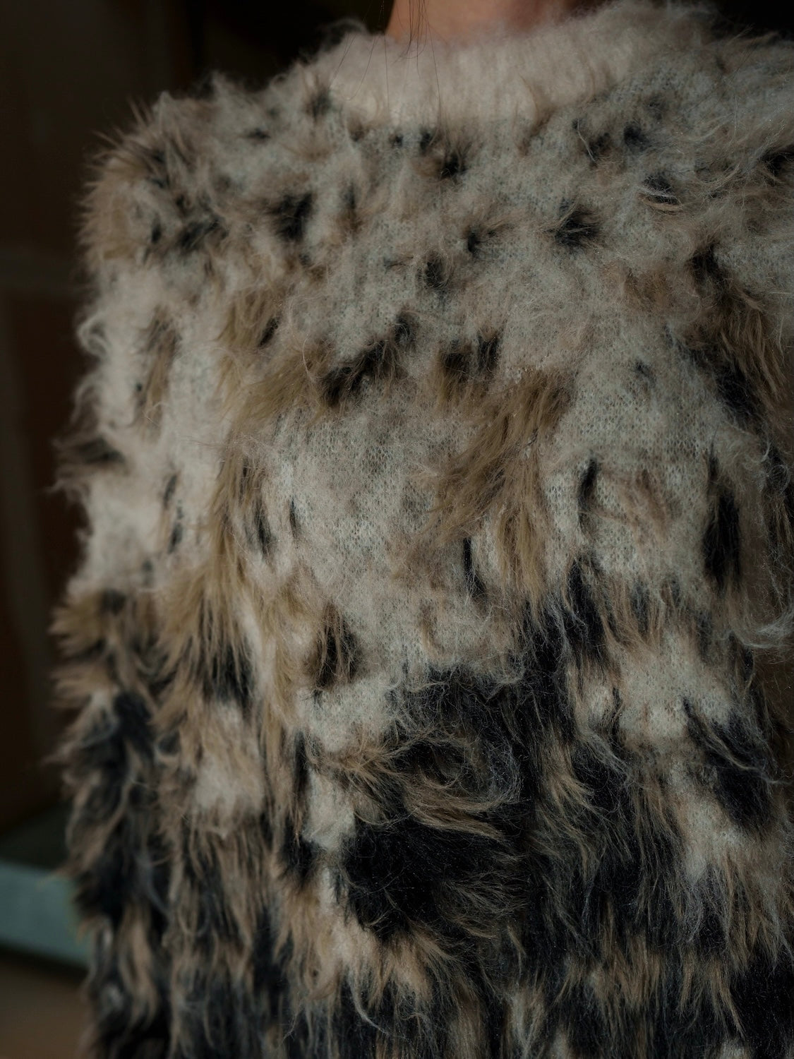 グラデーション Hairy KNIT プルオーバー