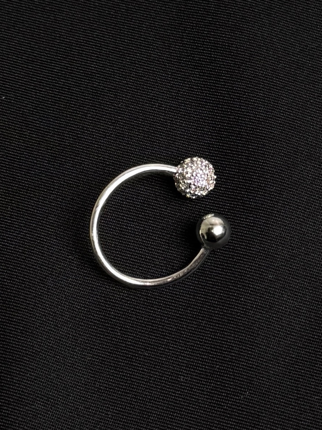 Twin ボール パヴェストーン Ring