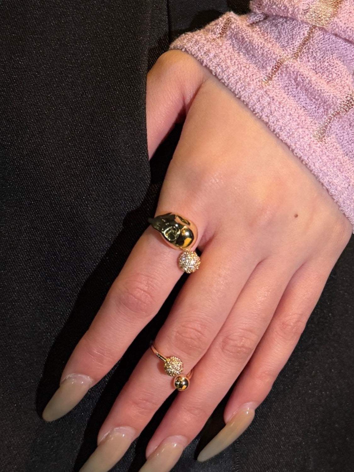 NUANCE ボール パヴェストーン Ring