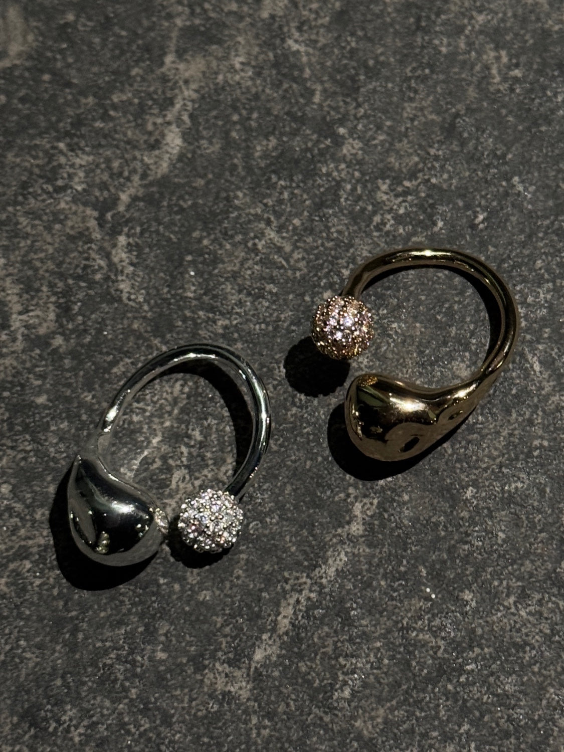 NUANCE ボール パヴェストーン Ring