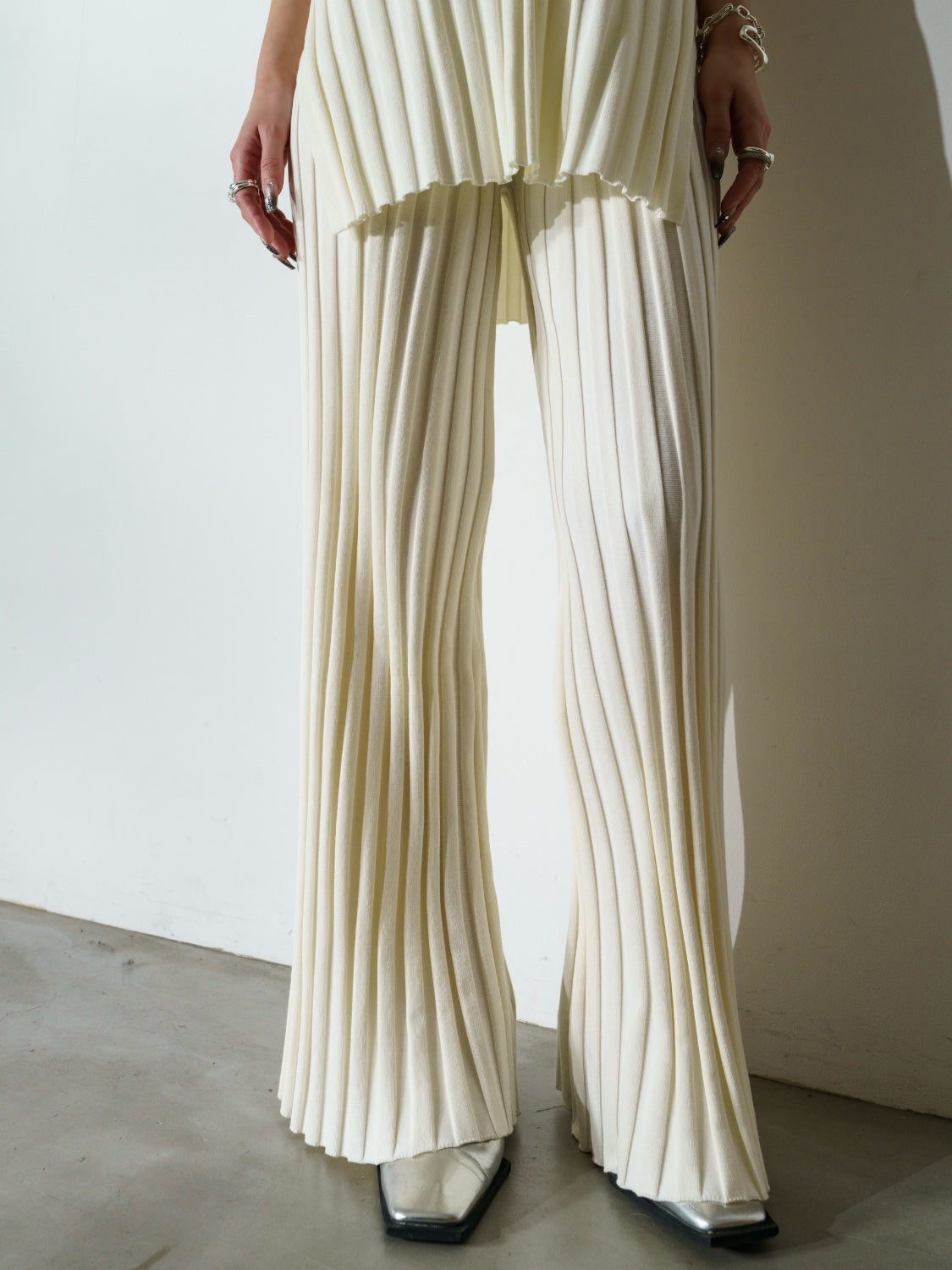 Multi ボーダー KNIT Set-up