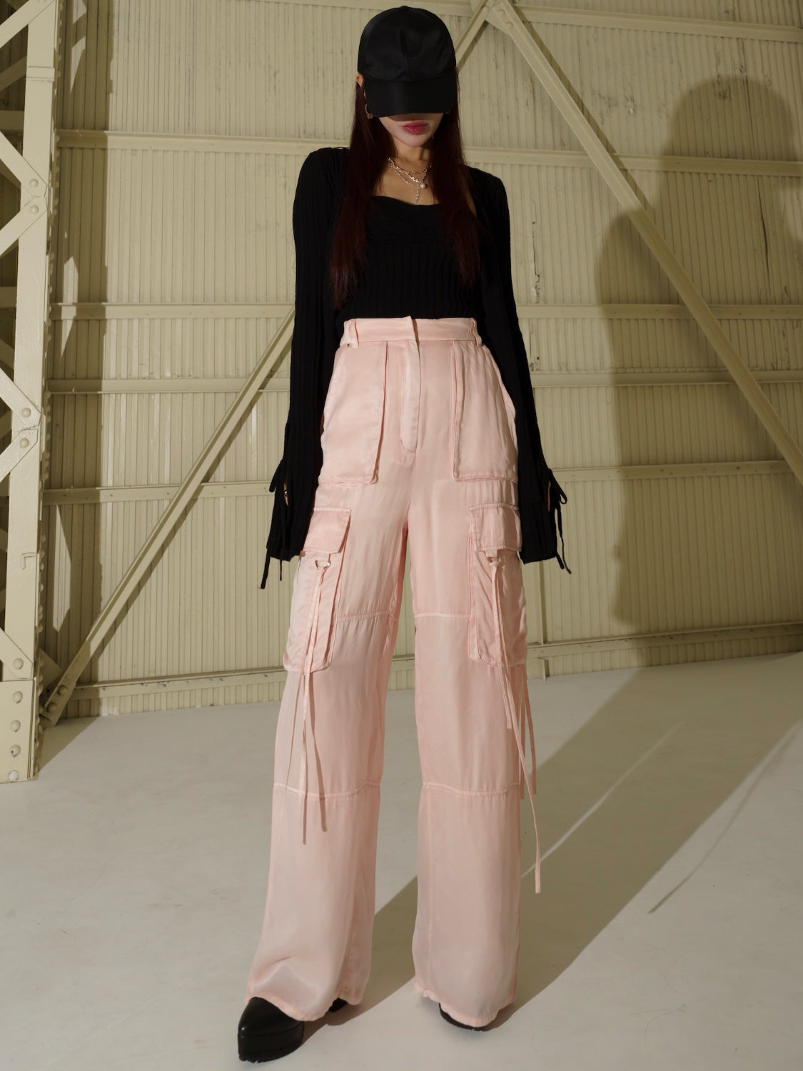 KNIT ビスチェ&カーデ Set Tops