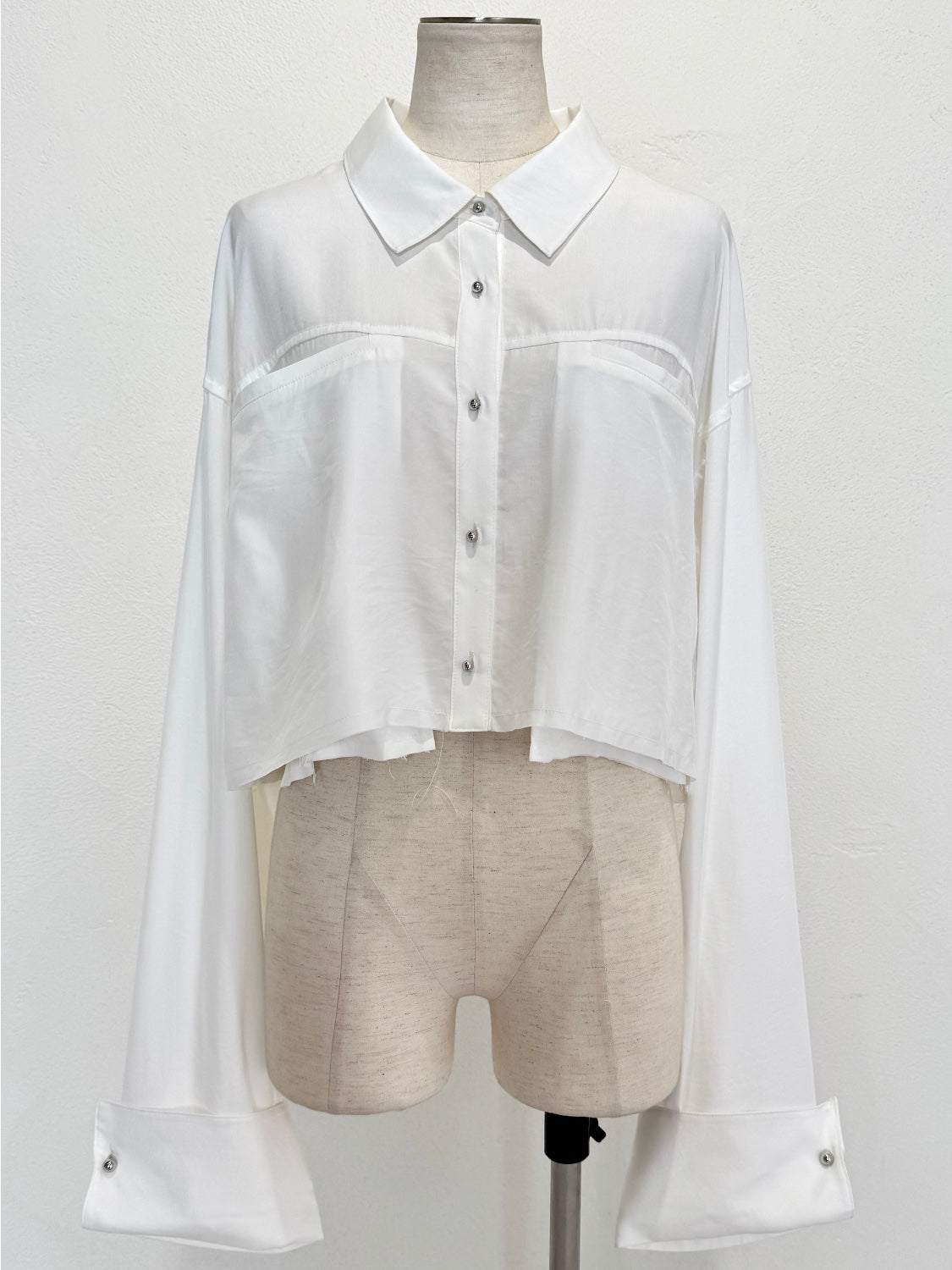 カットオフ Cropped ブラウス