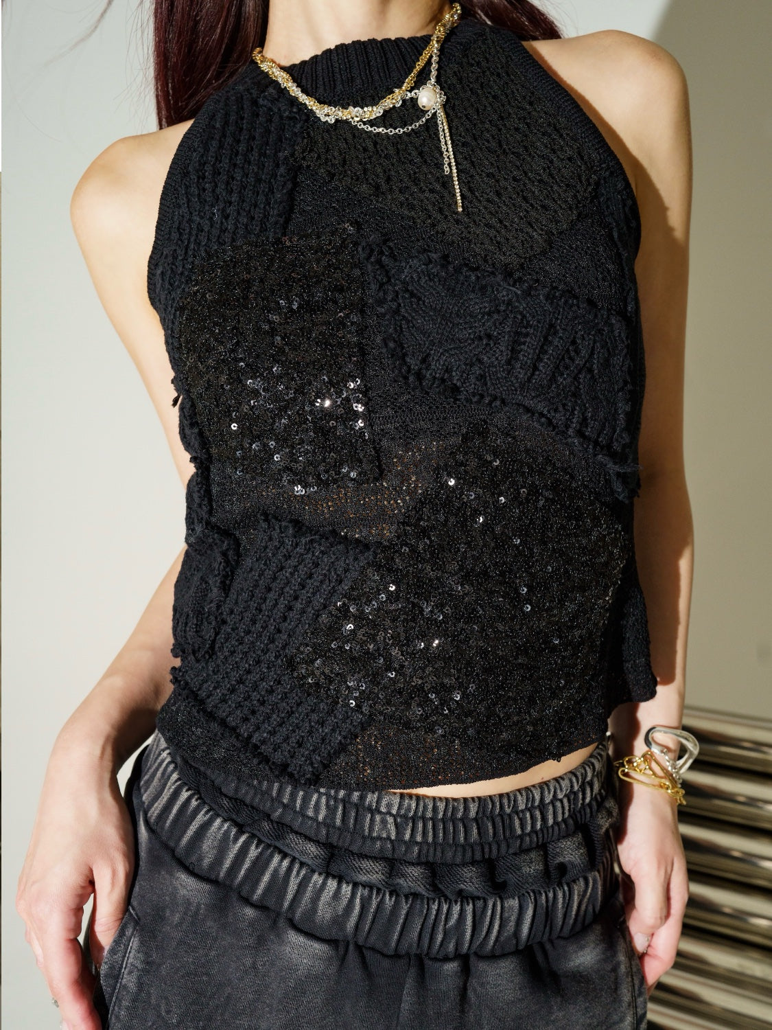 Multi KNIT パッチワーク アメスリ