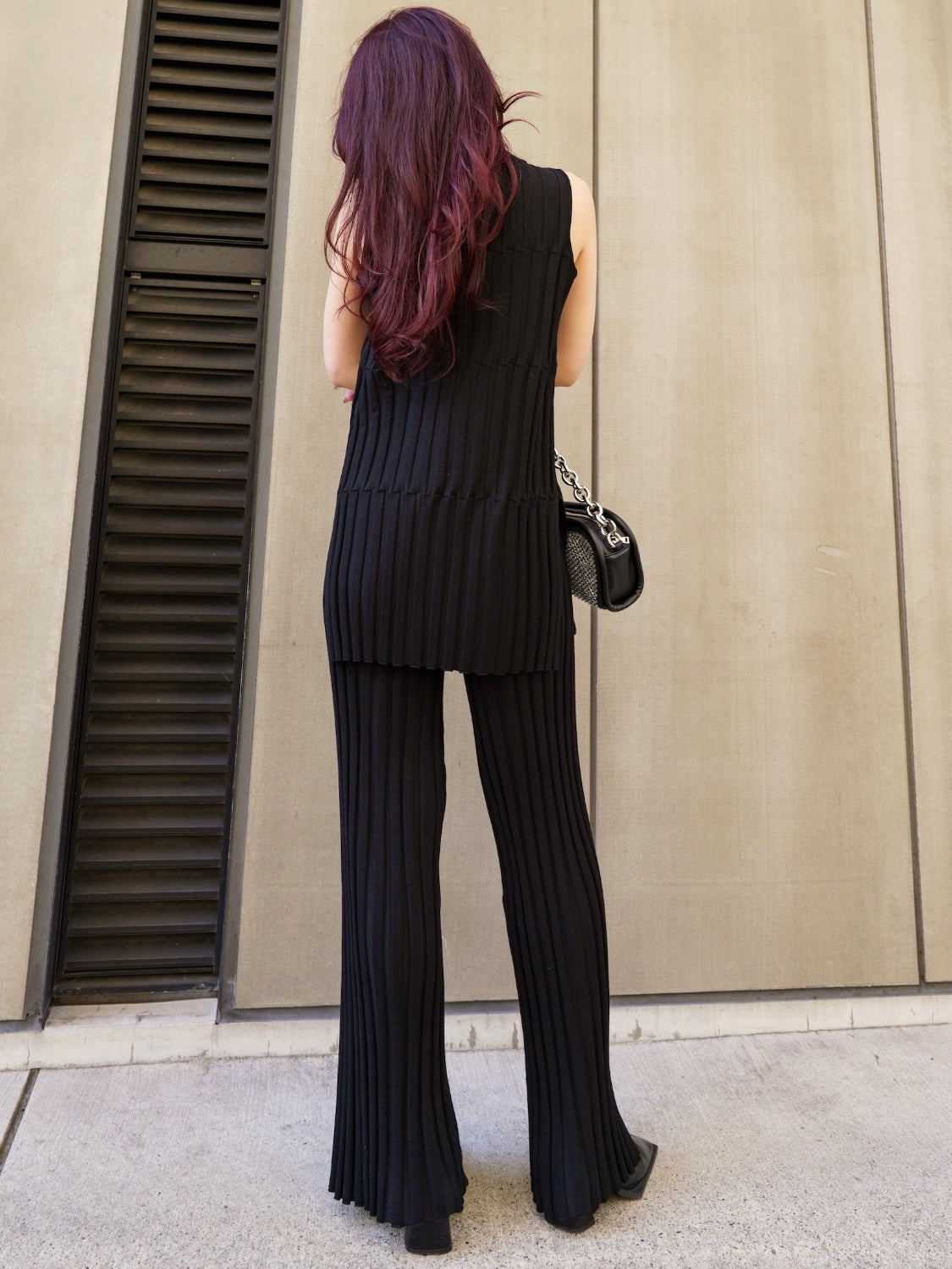 Multi ボーダー KNIT Set-up