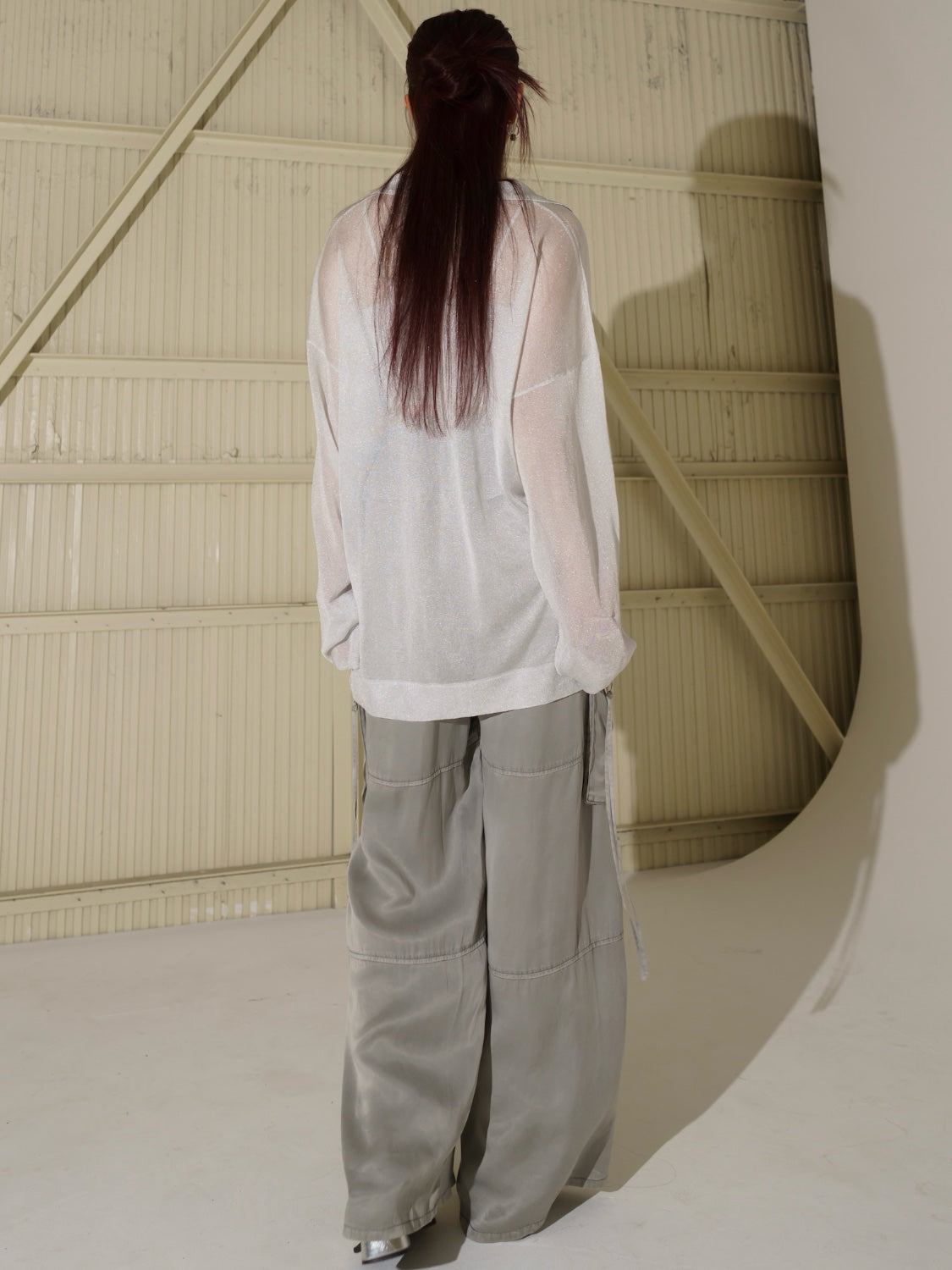 ルーズフィット Washed カーゴパンツ