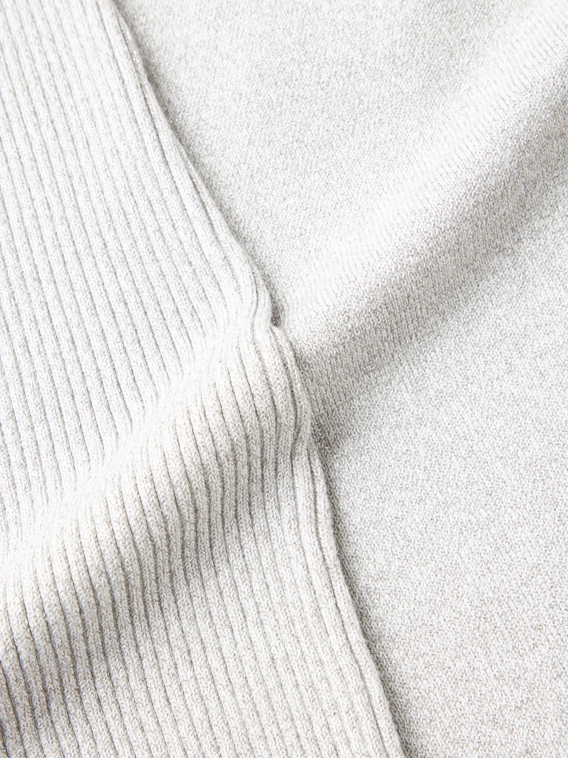 アシンメトリー スリット ラメKNIT セットアップ