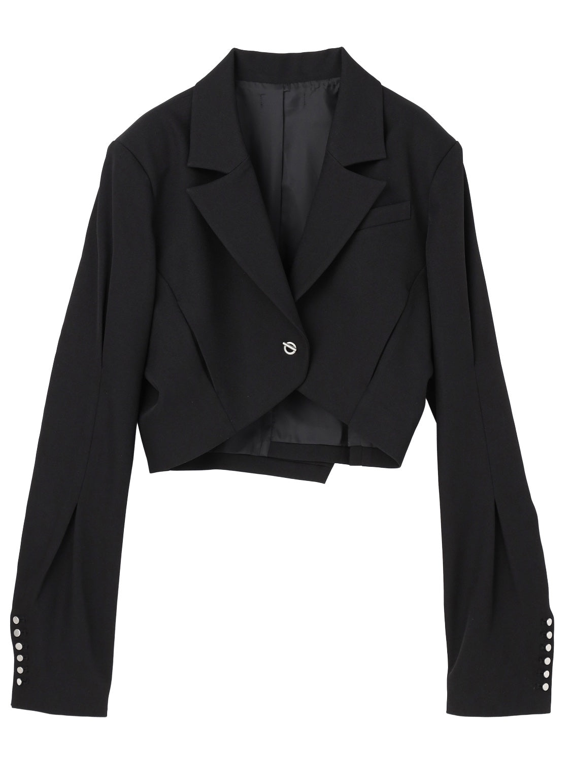 インタック Cropped テーラードジャケット