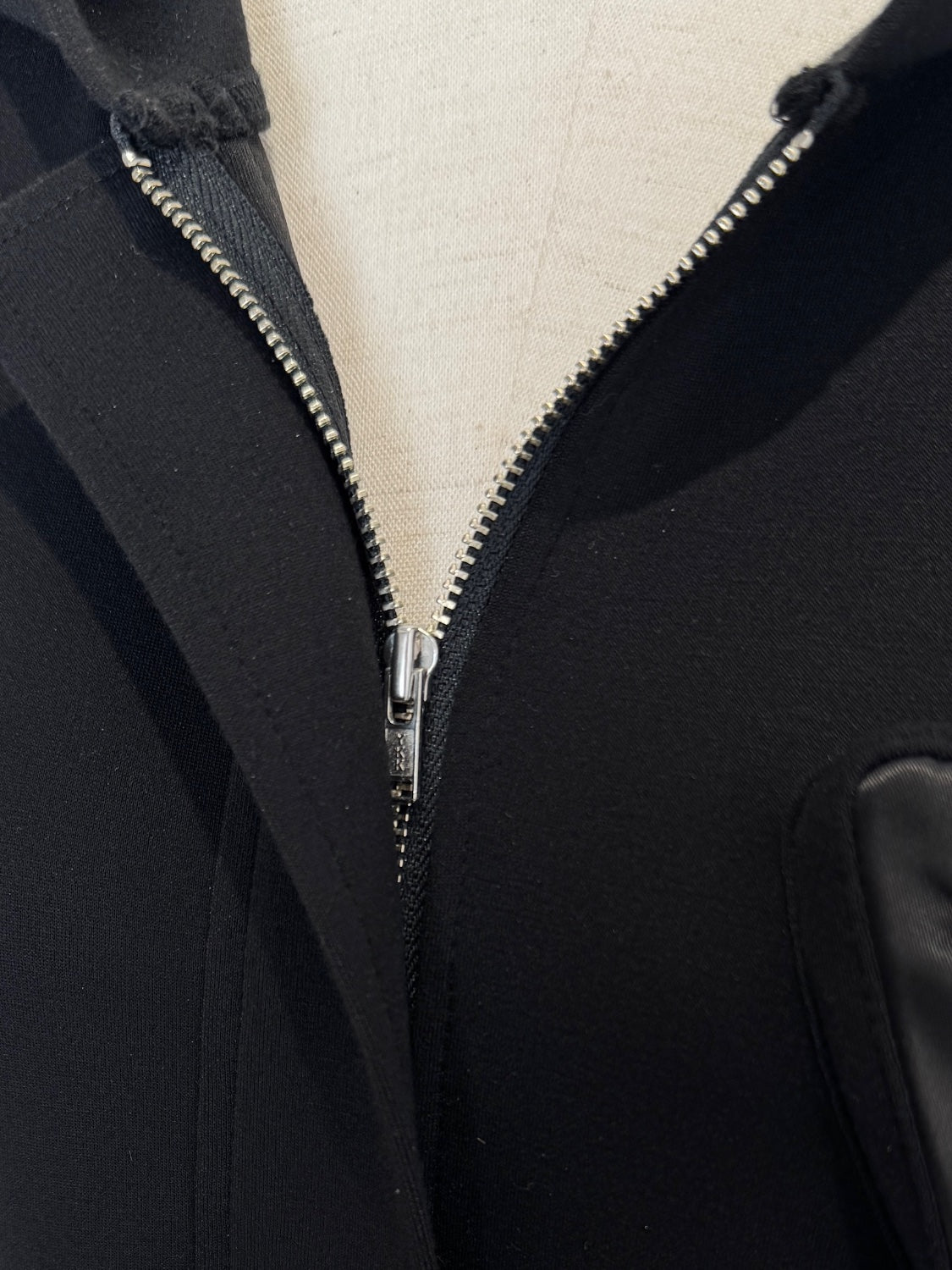 Satin ライン フーディ ーワンピース