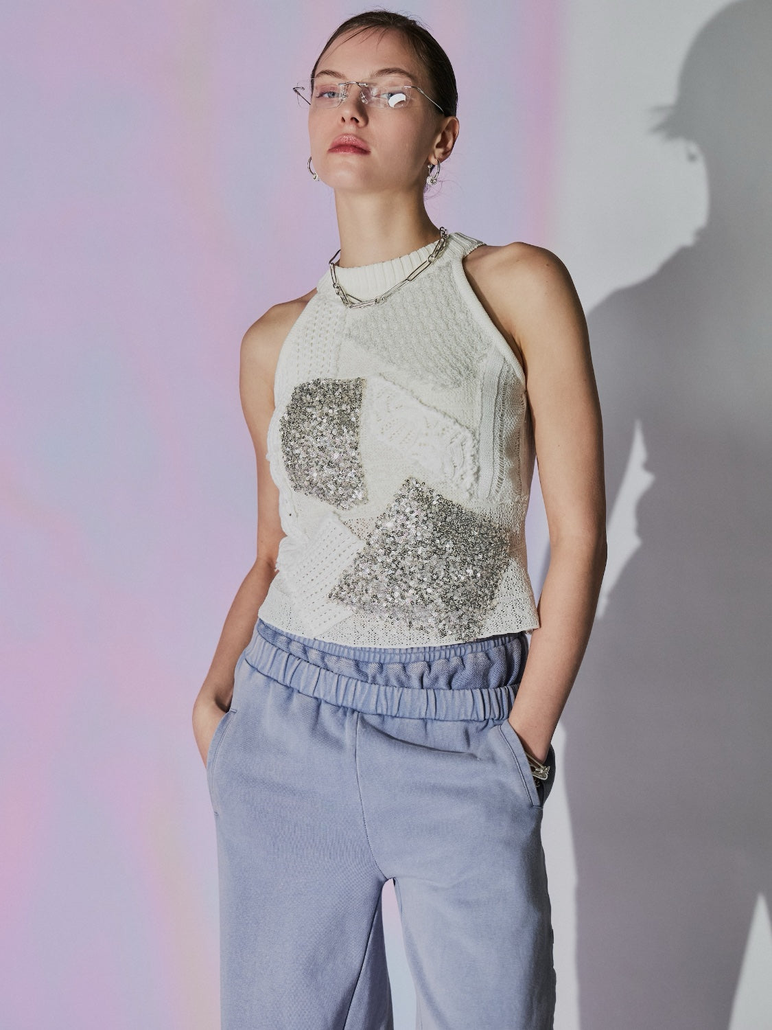 Multi KNIT パッチワーク アメスリ