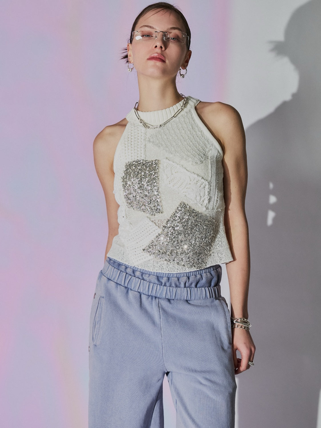 Multi KNIT パッチワーク アメスリ