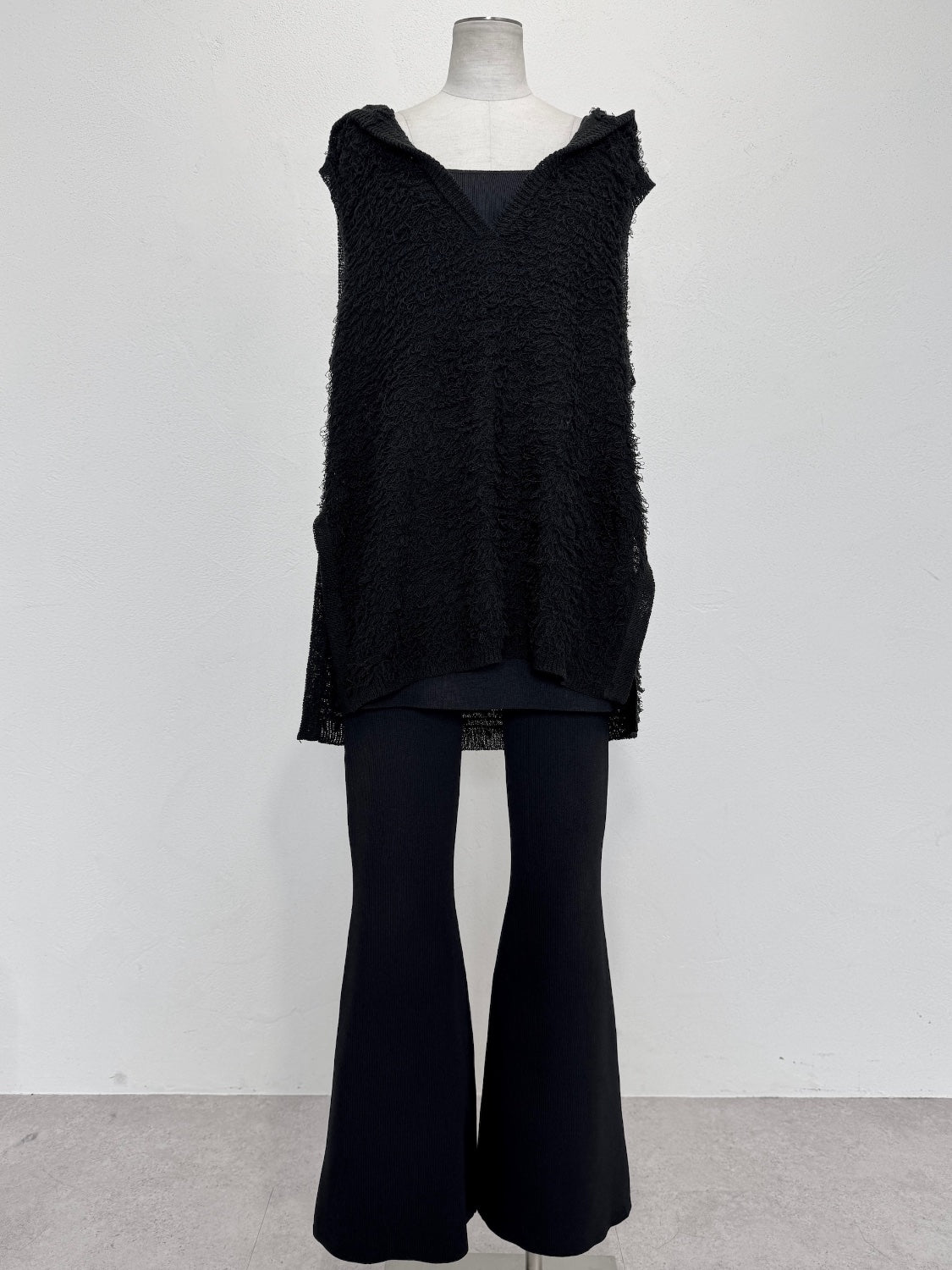 3ピース フーディ- KNIT セットアップ